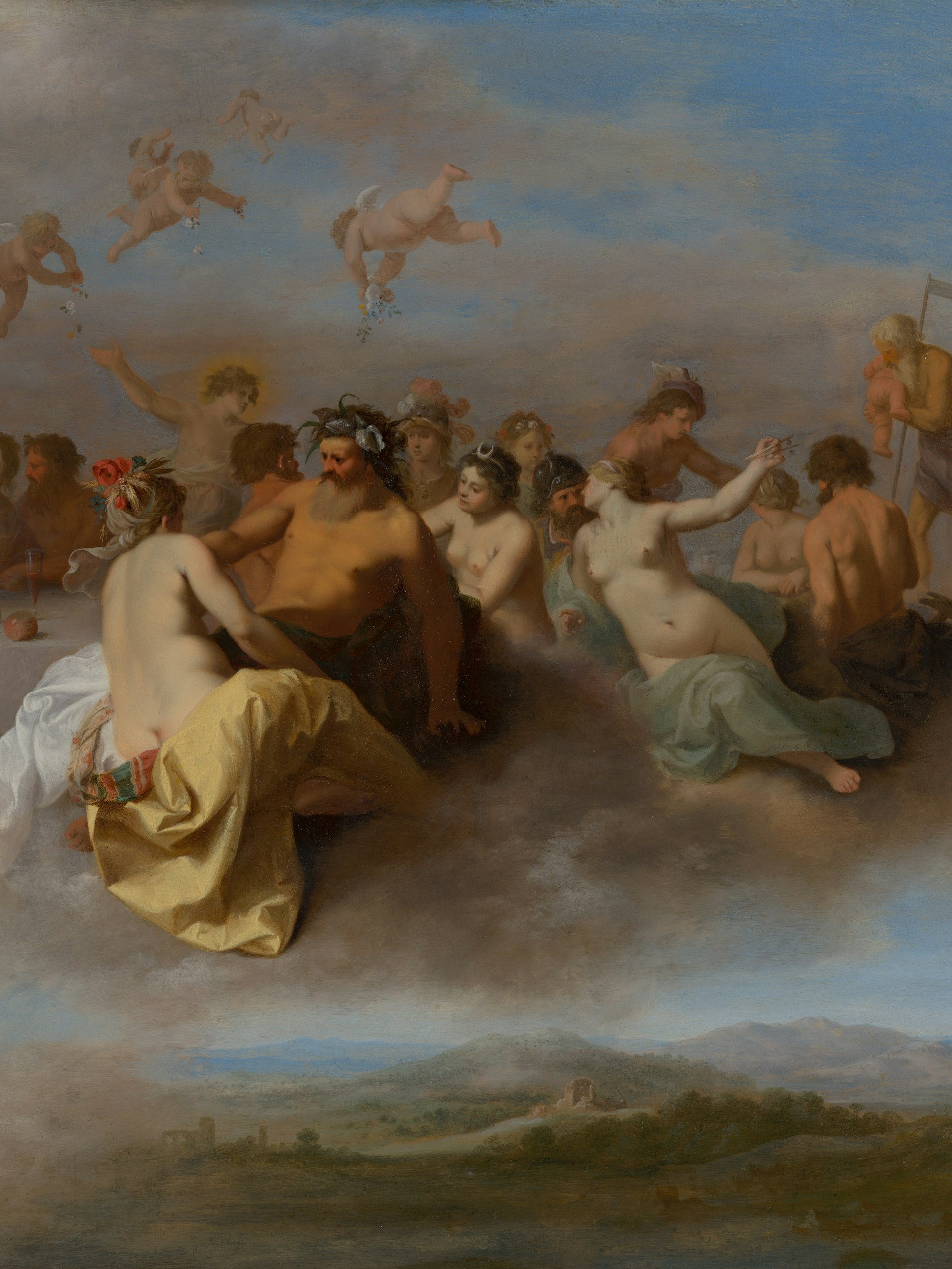 The Council of the Gods by Cornelius van Poelenburgh