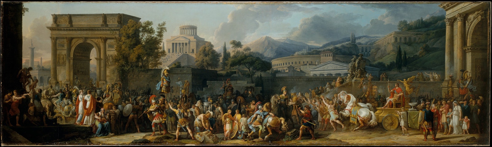 The Triumph of Aemilius Paulus over King Perseus of Macedon Painting by Carle Vernet 1789 The Met