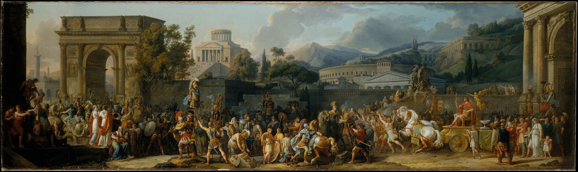 The Triumph of Aemilius Paulus over King Perseus of Macedon Painting by Carle Vernet 1789 The Met