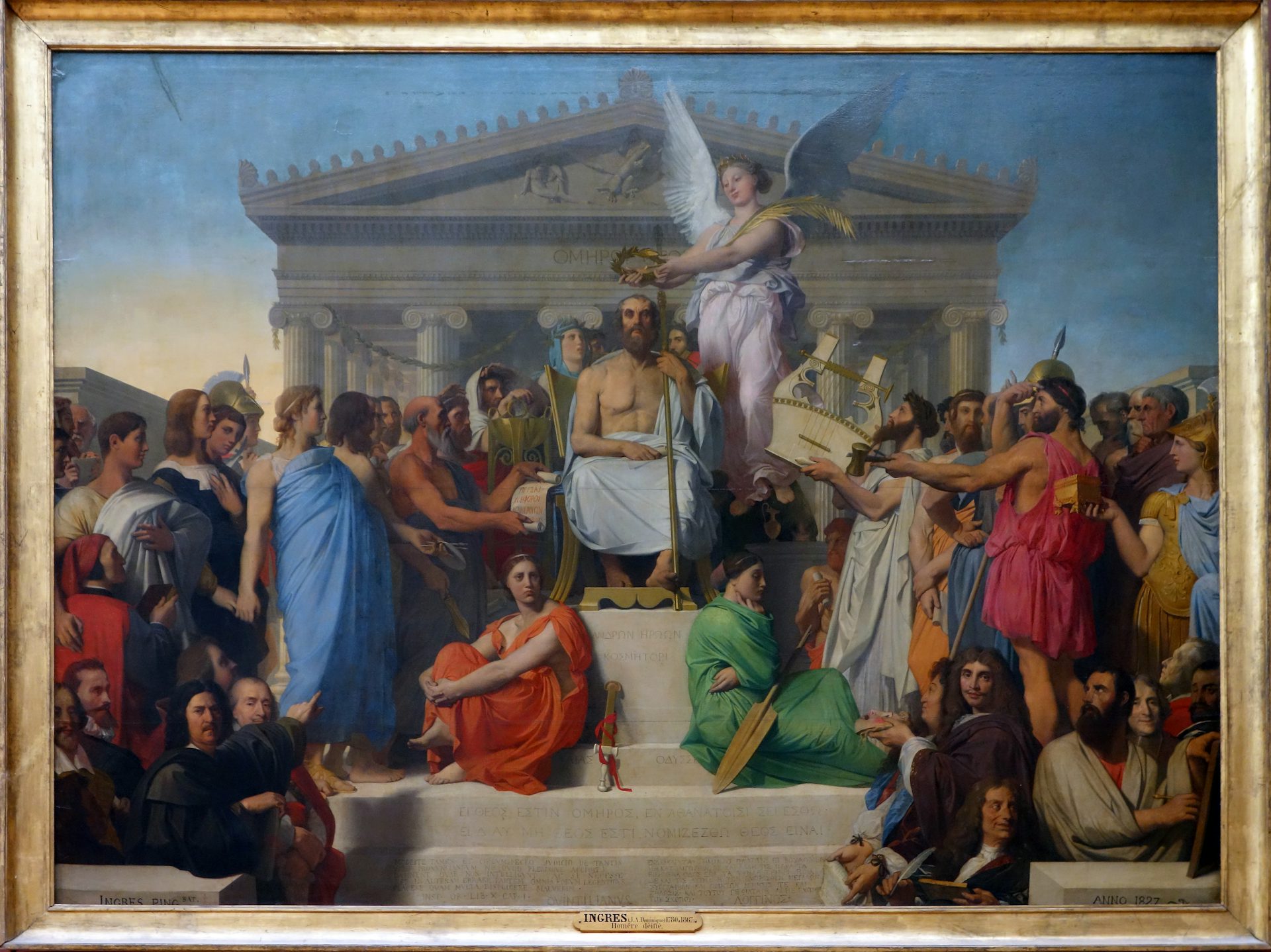 The Apotheosis of Homer by Jean-Auguste-Dominique Ingres