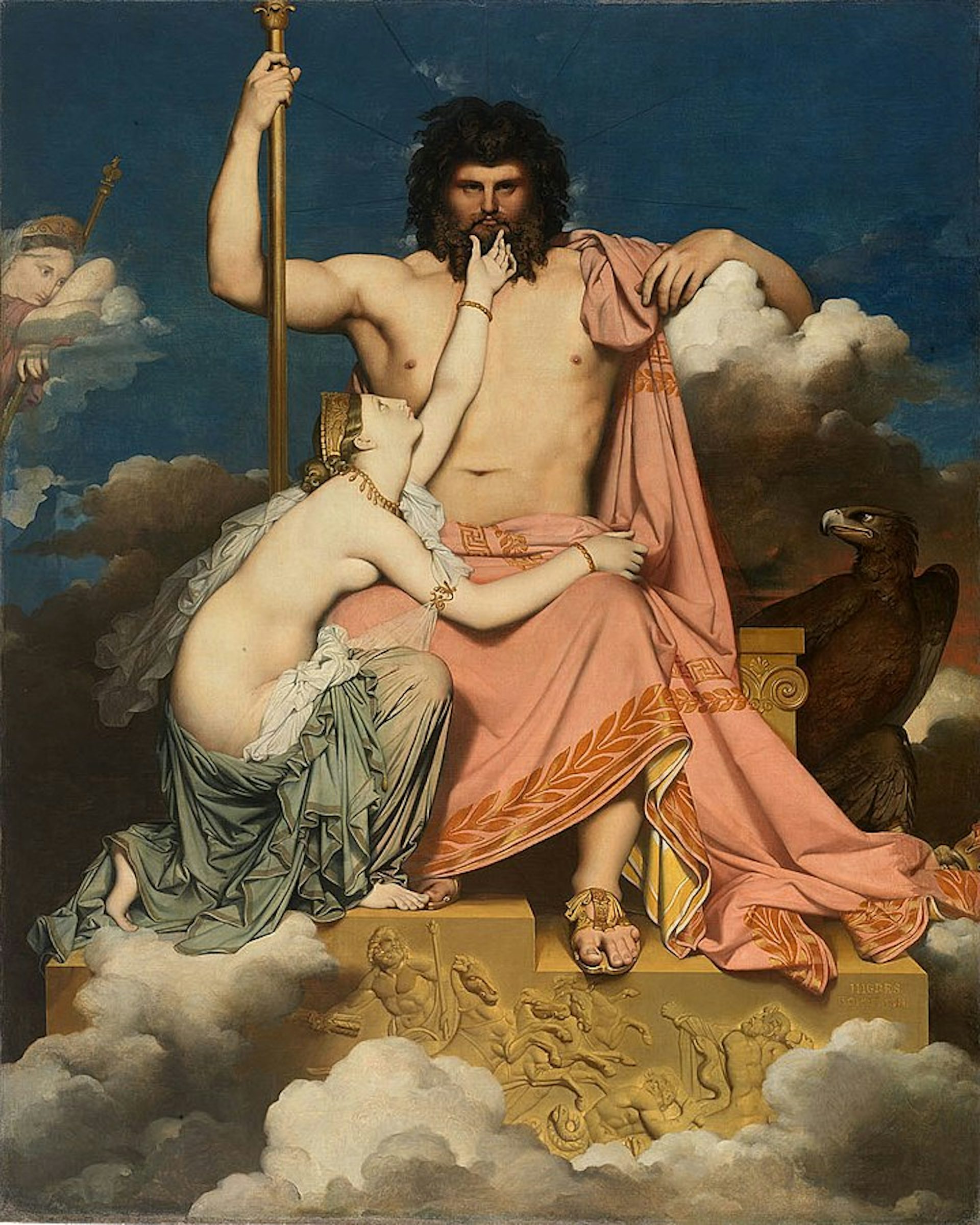 Jupiter and Thetis by Jean-Auguste-Dominique Ingres