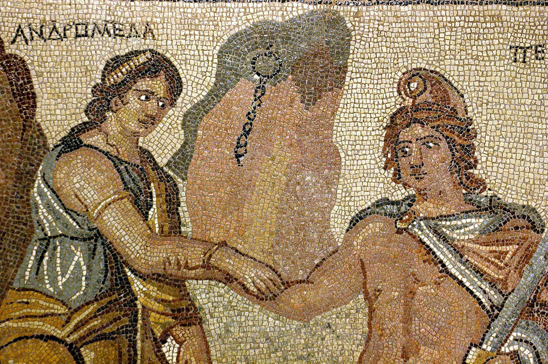 Gaziantep Zeugma Museum Andromeda mosaic