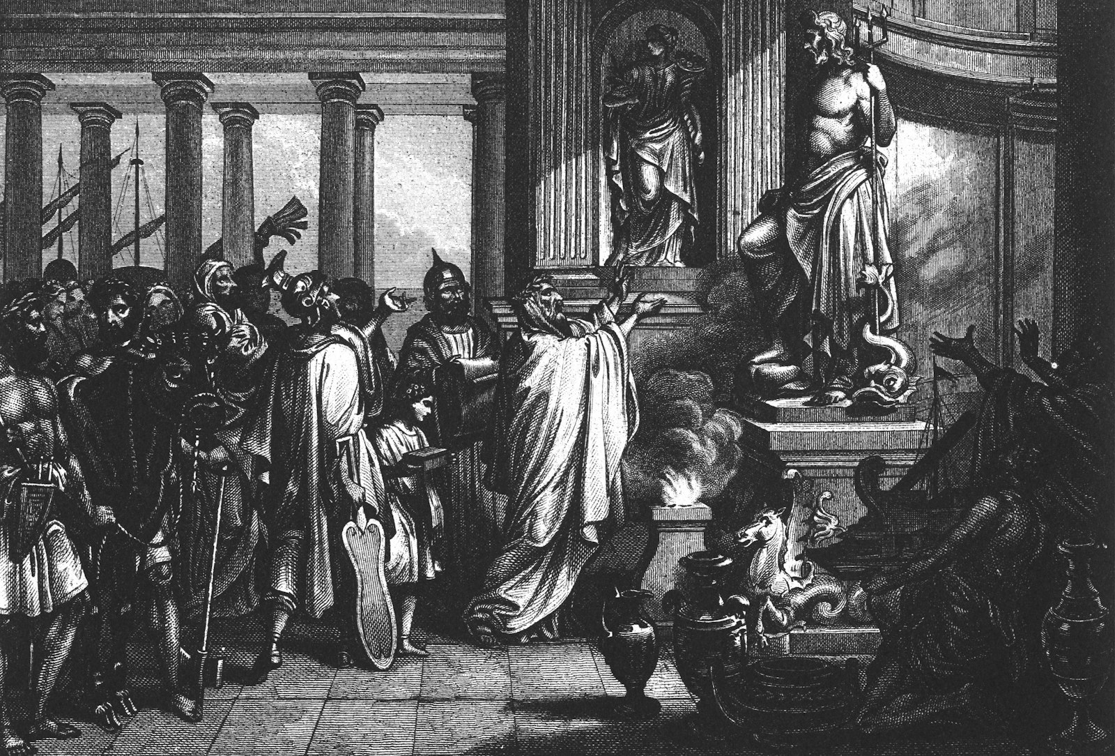 Romans Sacrifice to Neptune