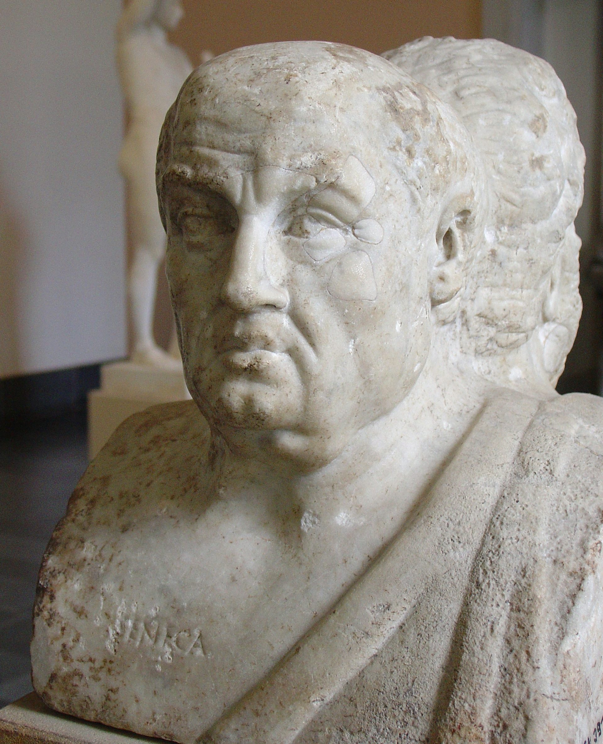 A double herm of Seneca and Socrates