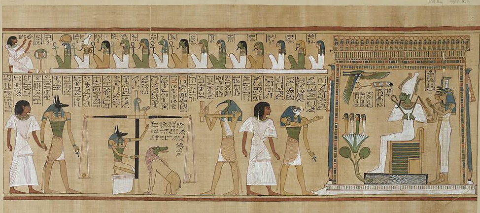 The Book of the Dead of Hunefer depicting Osiris