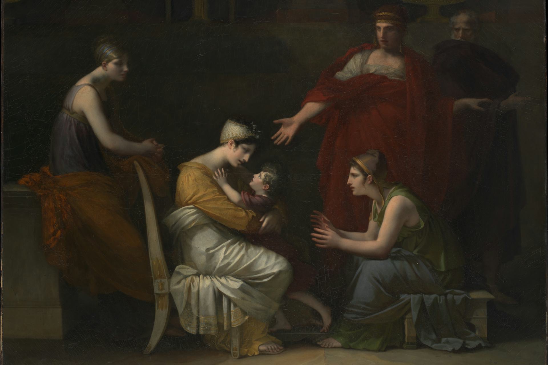 Andromache and Astyanax by Pierre Paul Prud'hon (nineteenth century)