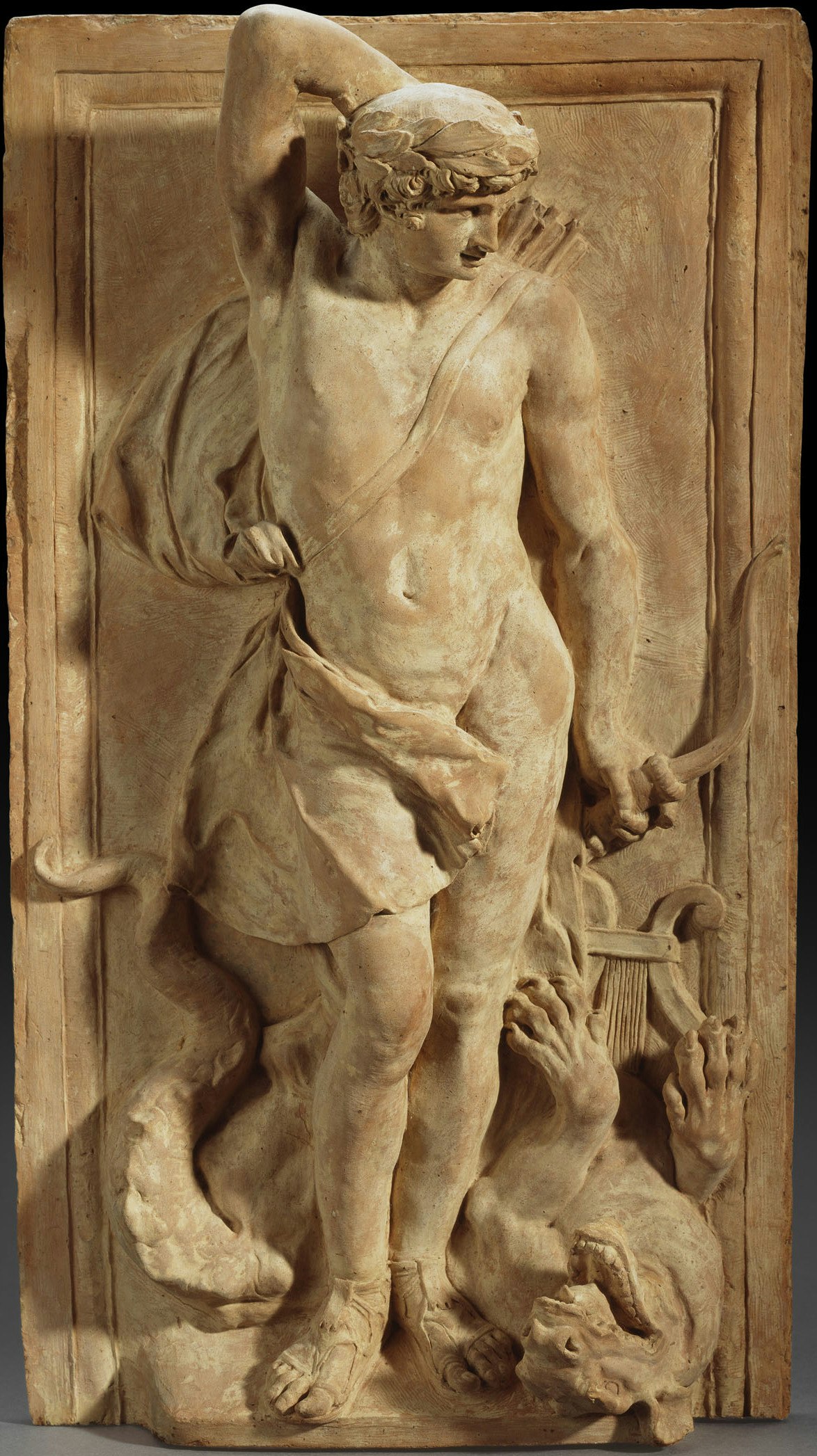 Apollo and Python by Artus Quellinus the Elder