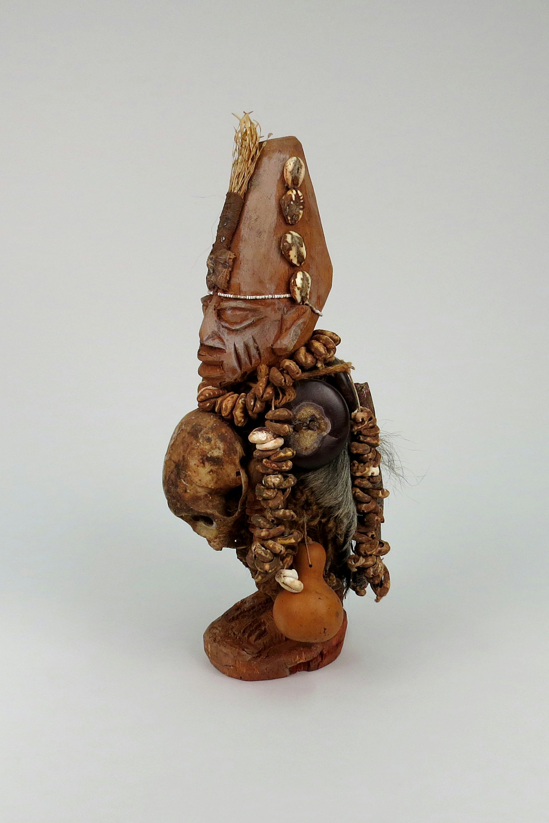 Sopona (Shapona), West African God of Smallpox by Yoruba artist, (1960’s).