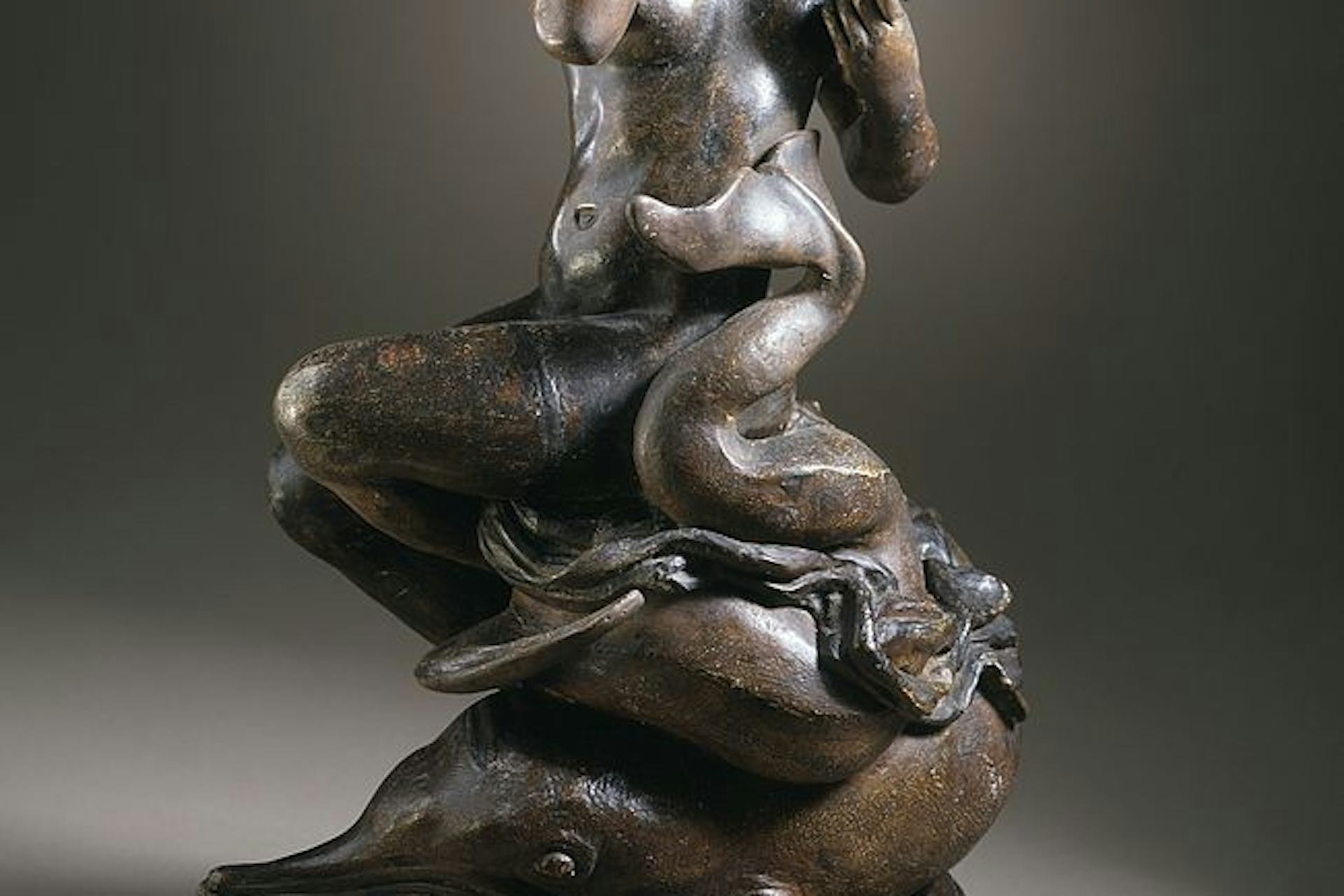 Nereid Arranging her Necklace by Antoine-Louis Barye