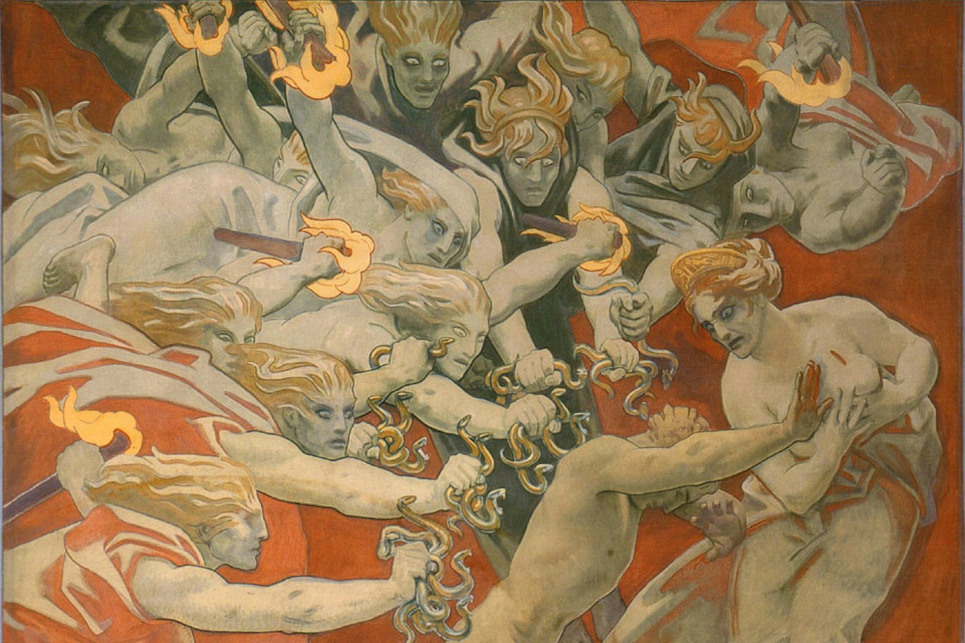 Orestes Pursued by the Furies by John Singer Sargent