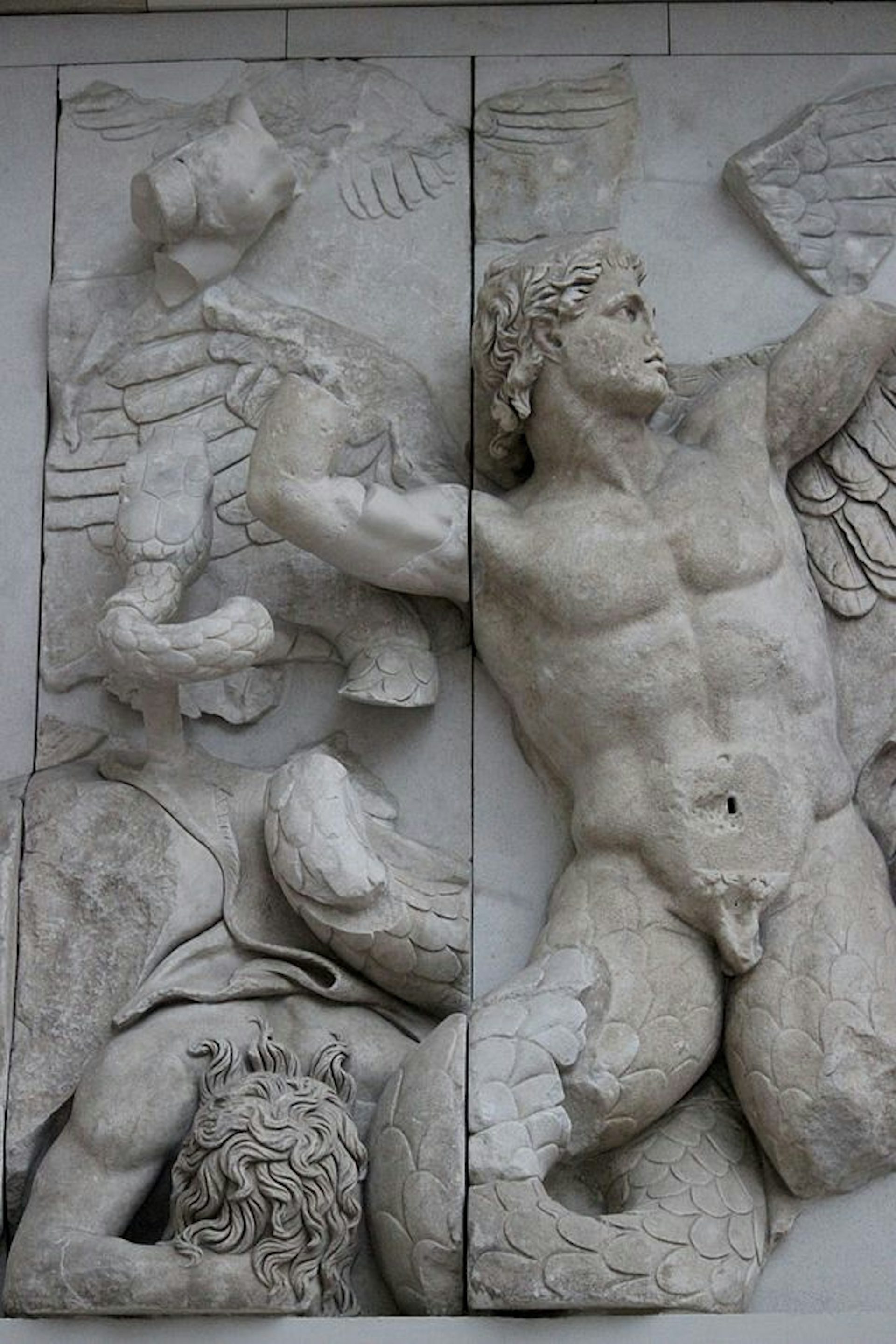 Detail from the frieze of the Pergamon Altar