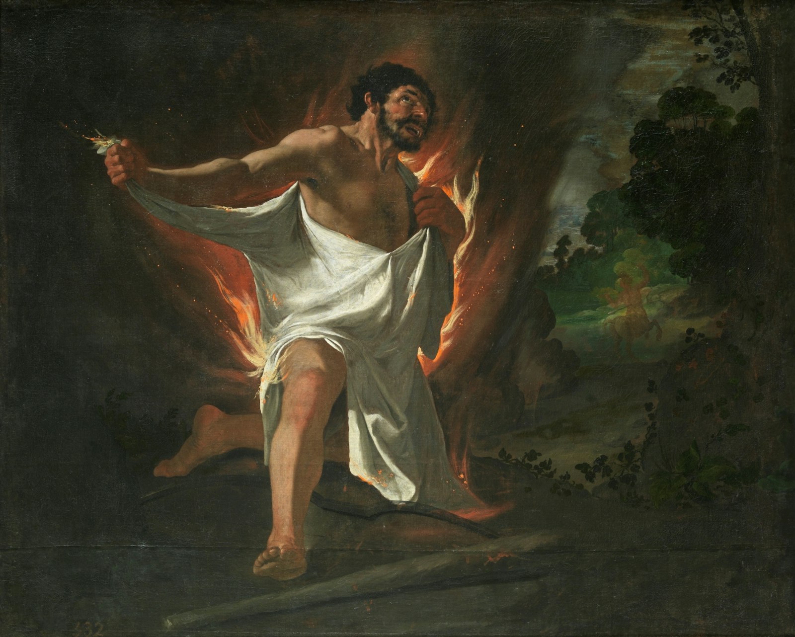 The Death of Hercules by Francisco de Zurbaran, 1634