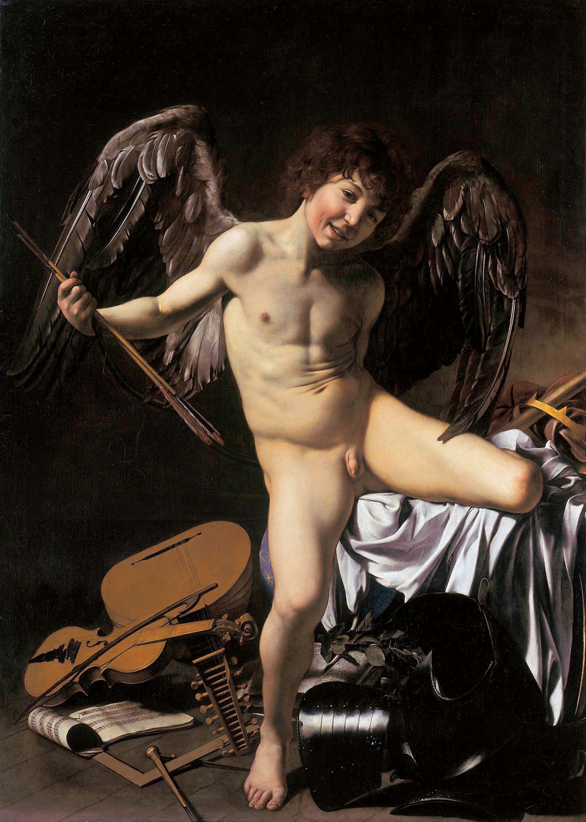 Amor Vincit Omnia by Caravaggio