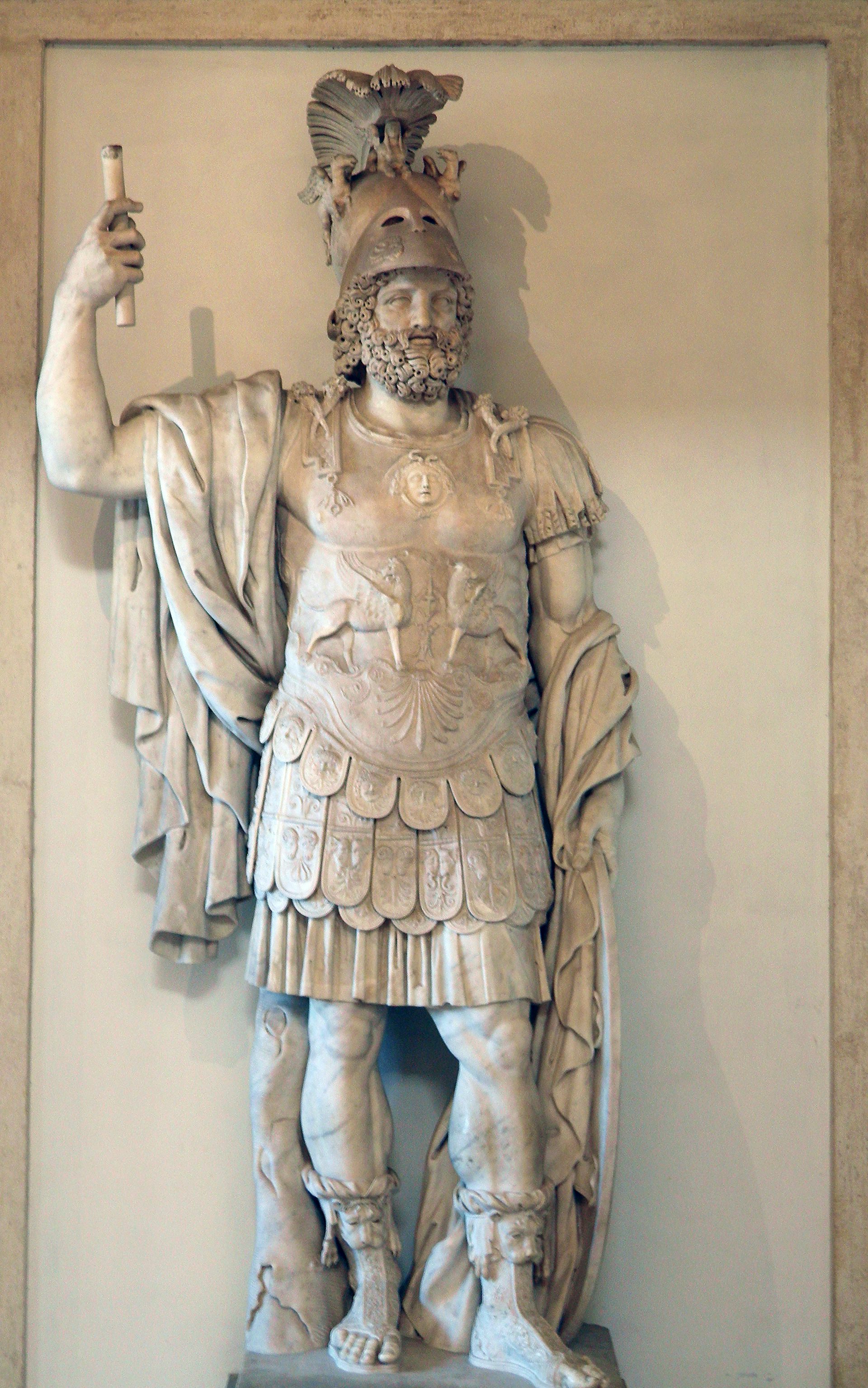 Colossal Statue Mars Ultor Pyrrhus Capitoline Museum Rome