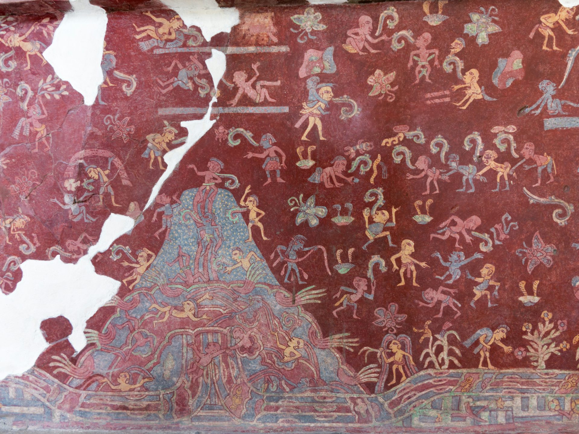 Paradise of Tlaloc Mural at Teotihuacan iStock