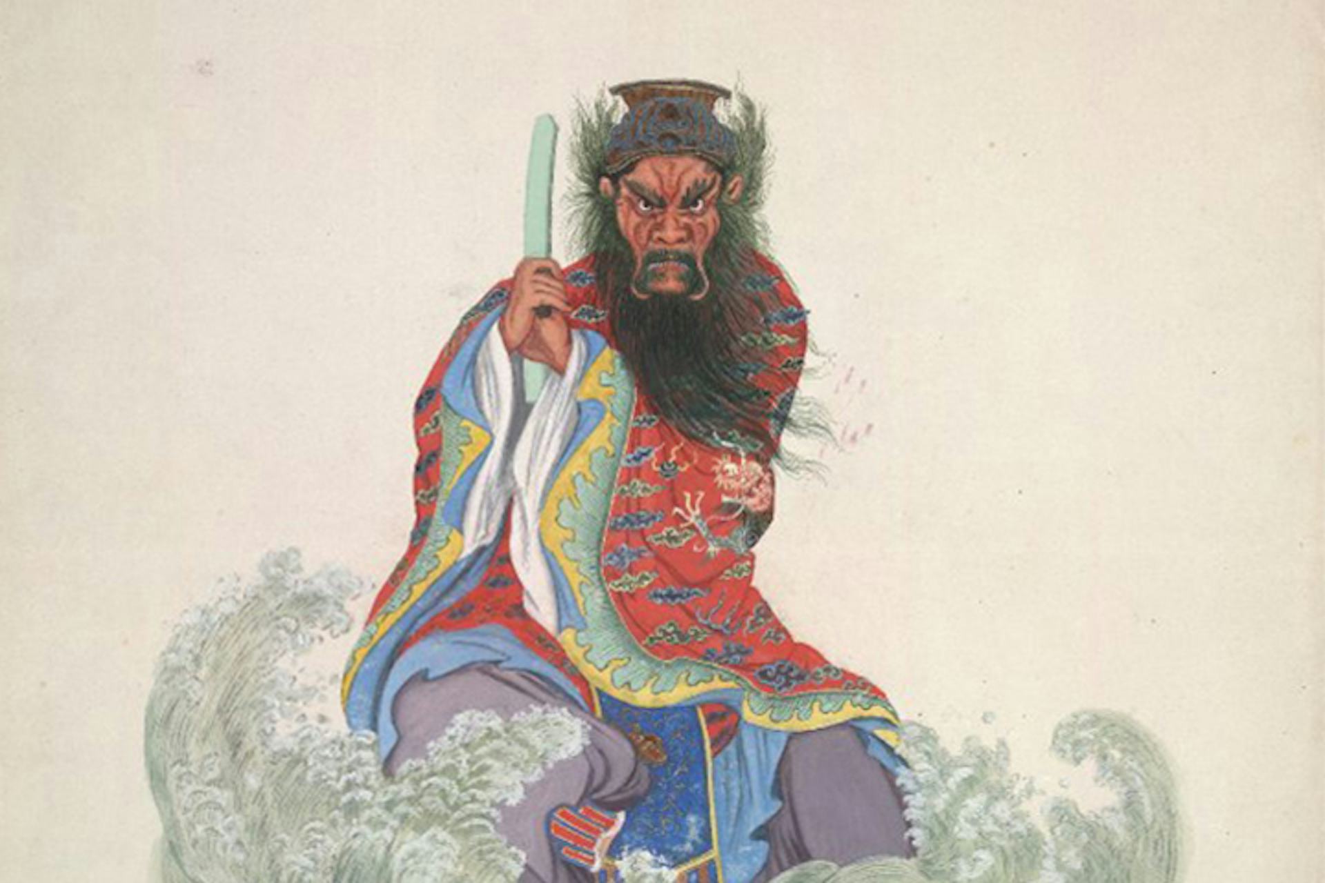 Dragon King, Chinese God of the Four Seas (3:2)