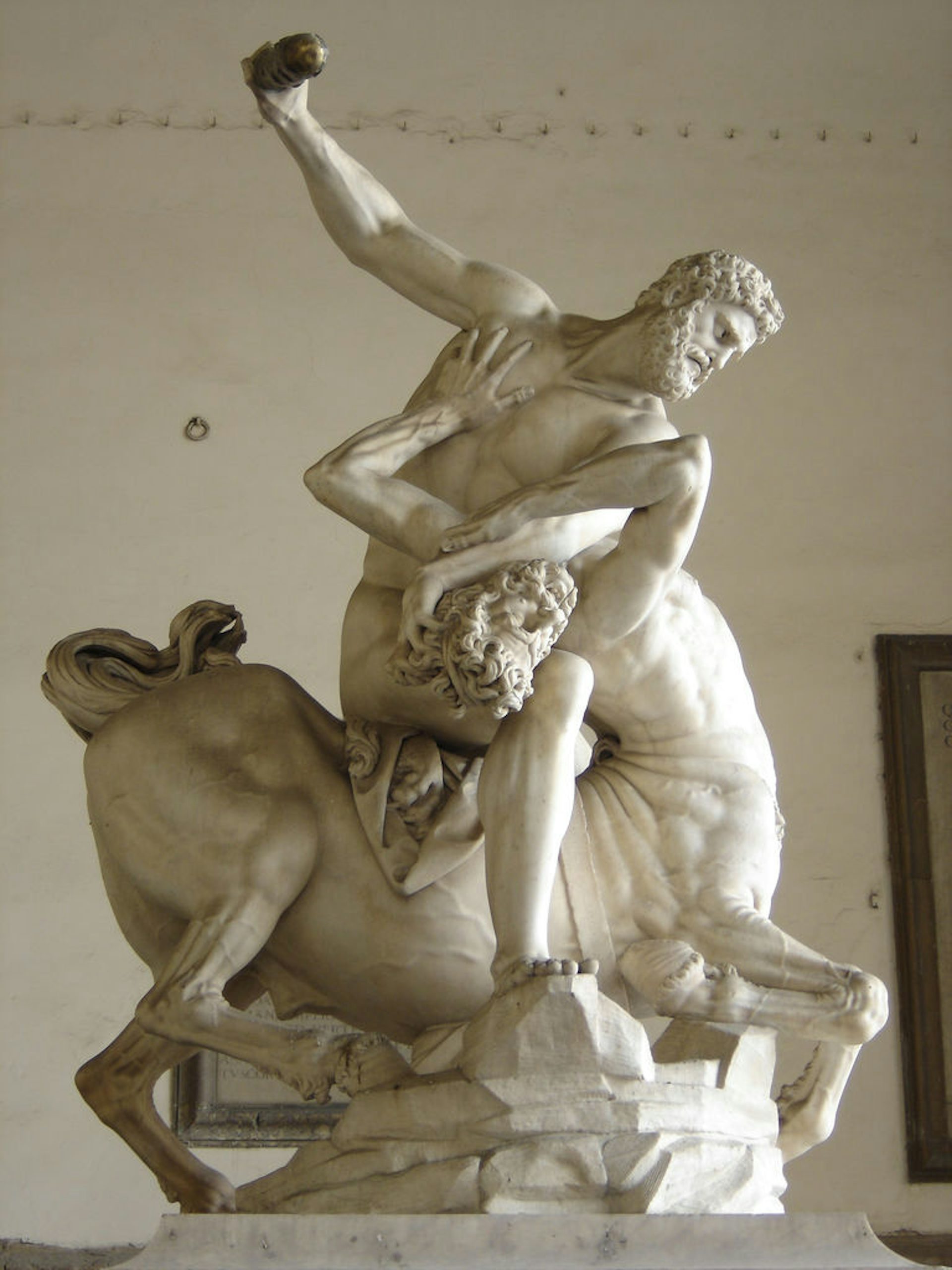 Hercules and the Centaur by Giambologna, 1599
