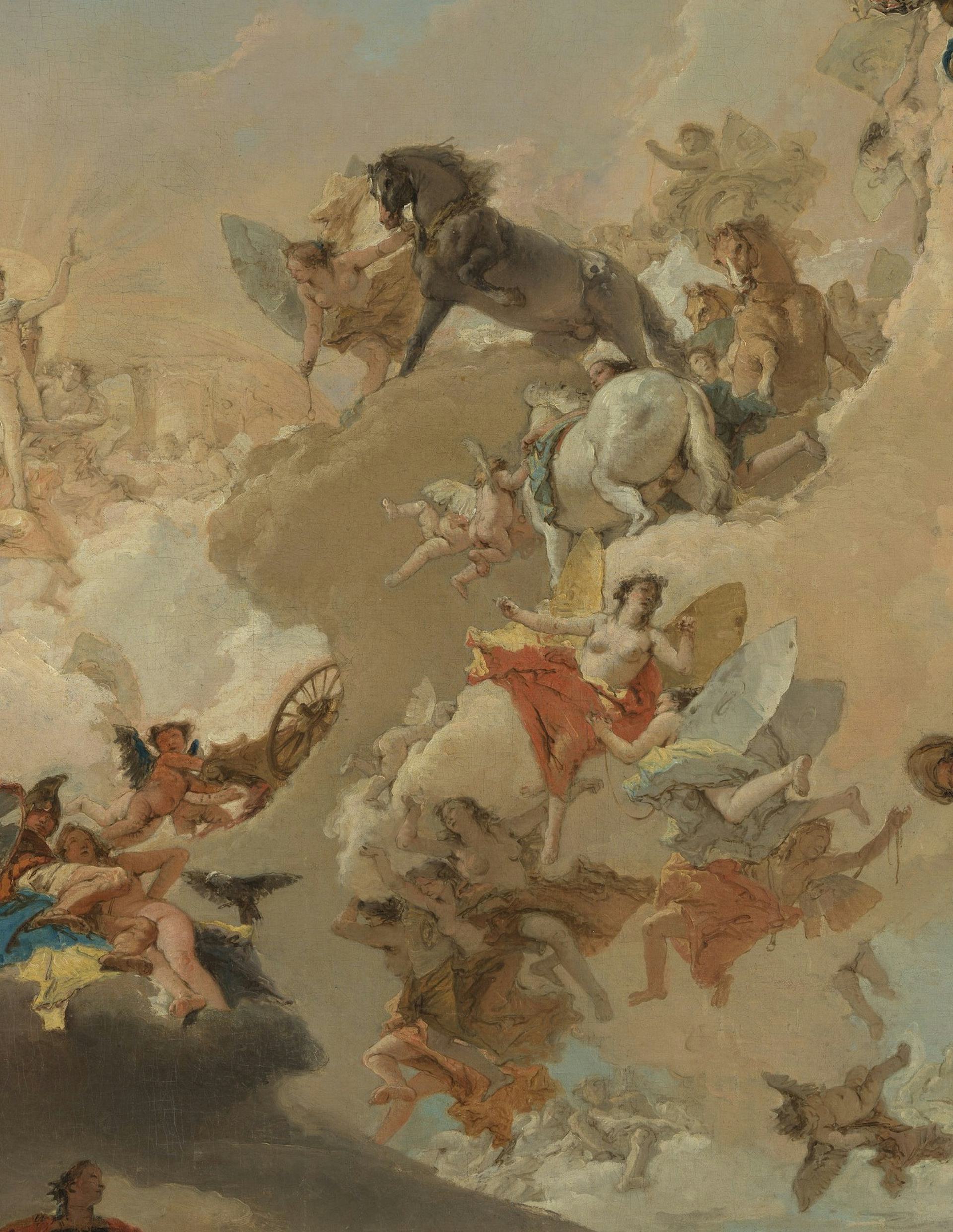 Detail from Allegory of the Planets and Continents by Giovanni Battista Tiepolo