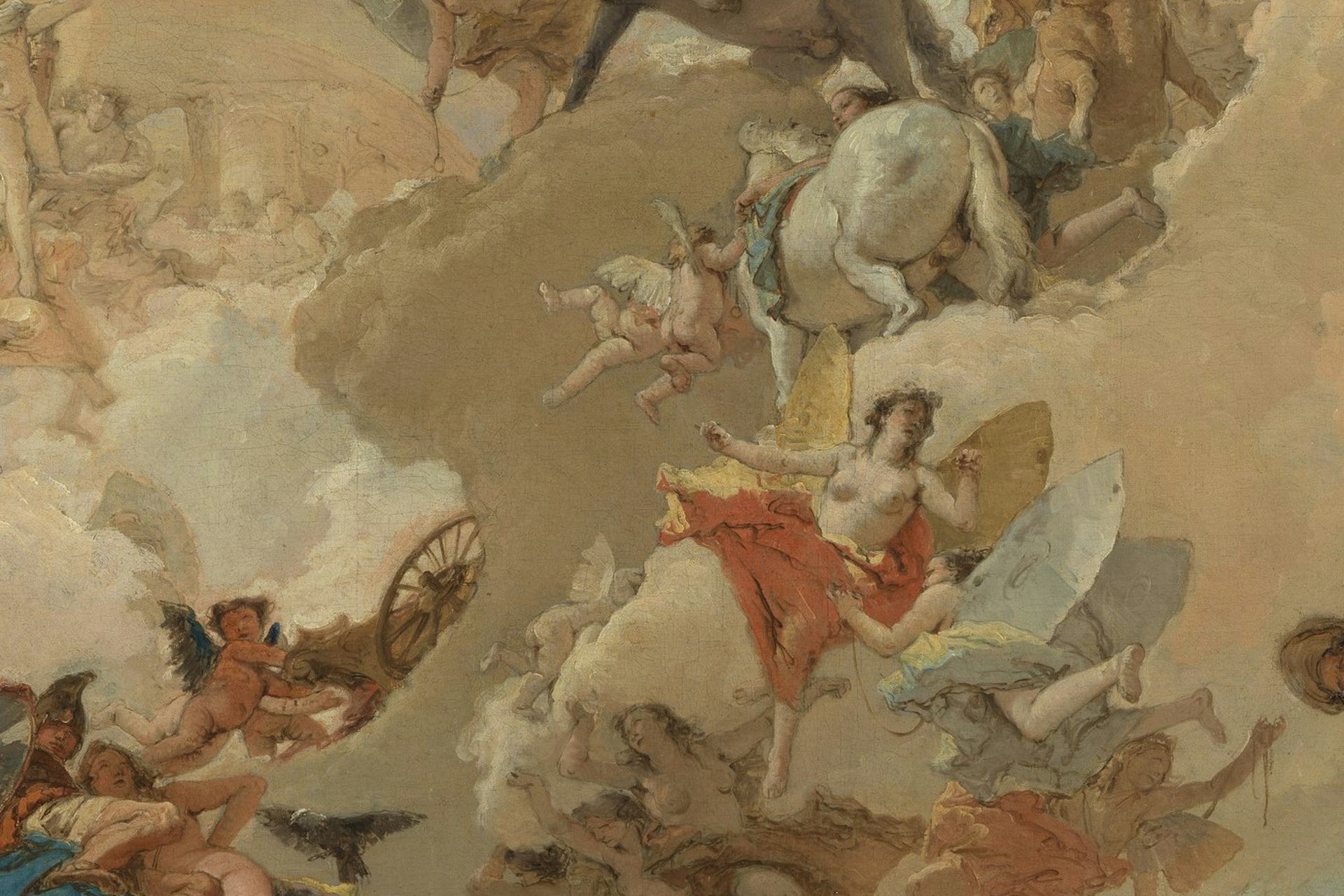 Detail from Allegory of the Planets and Continents by Giovanni Battista Tiepolo