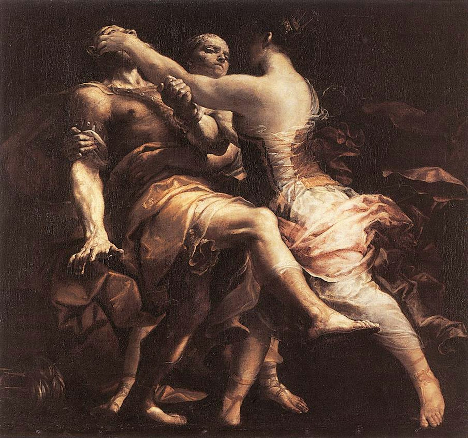 Hecuba kills Polymestor by Giuseppe Maria Crespi