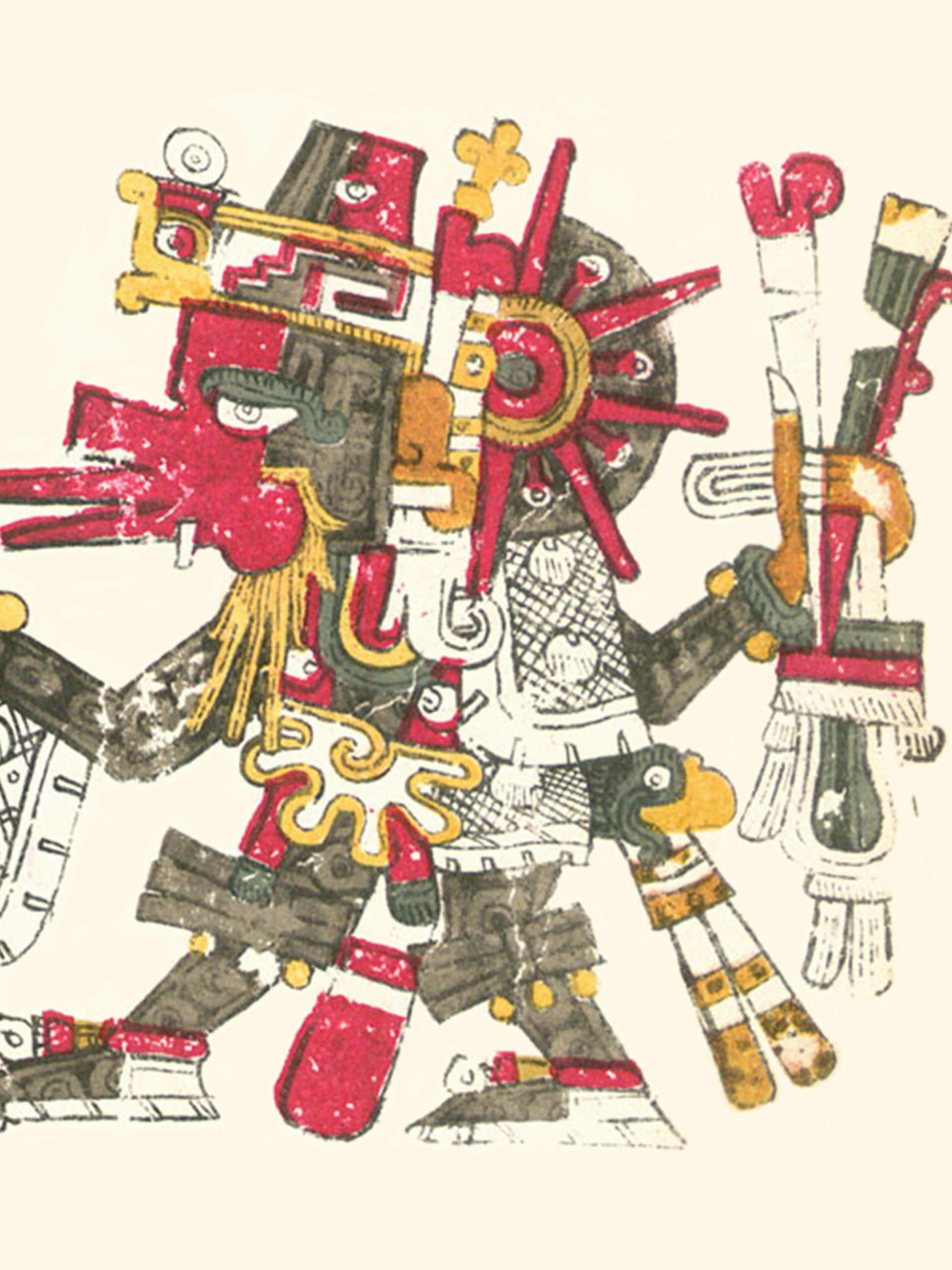 Quetzalcoatl, Aztec Feathered Serpent God (3:2)