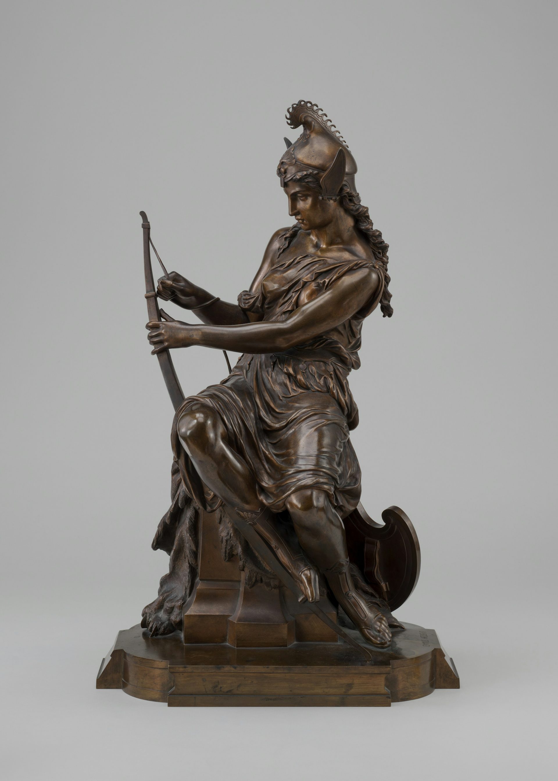 Amazon Preparing for Battle (Queen Antiope or Hippolyta), or Armed Venus by Pierre-Eugène-Emile Hébert
