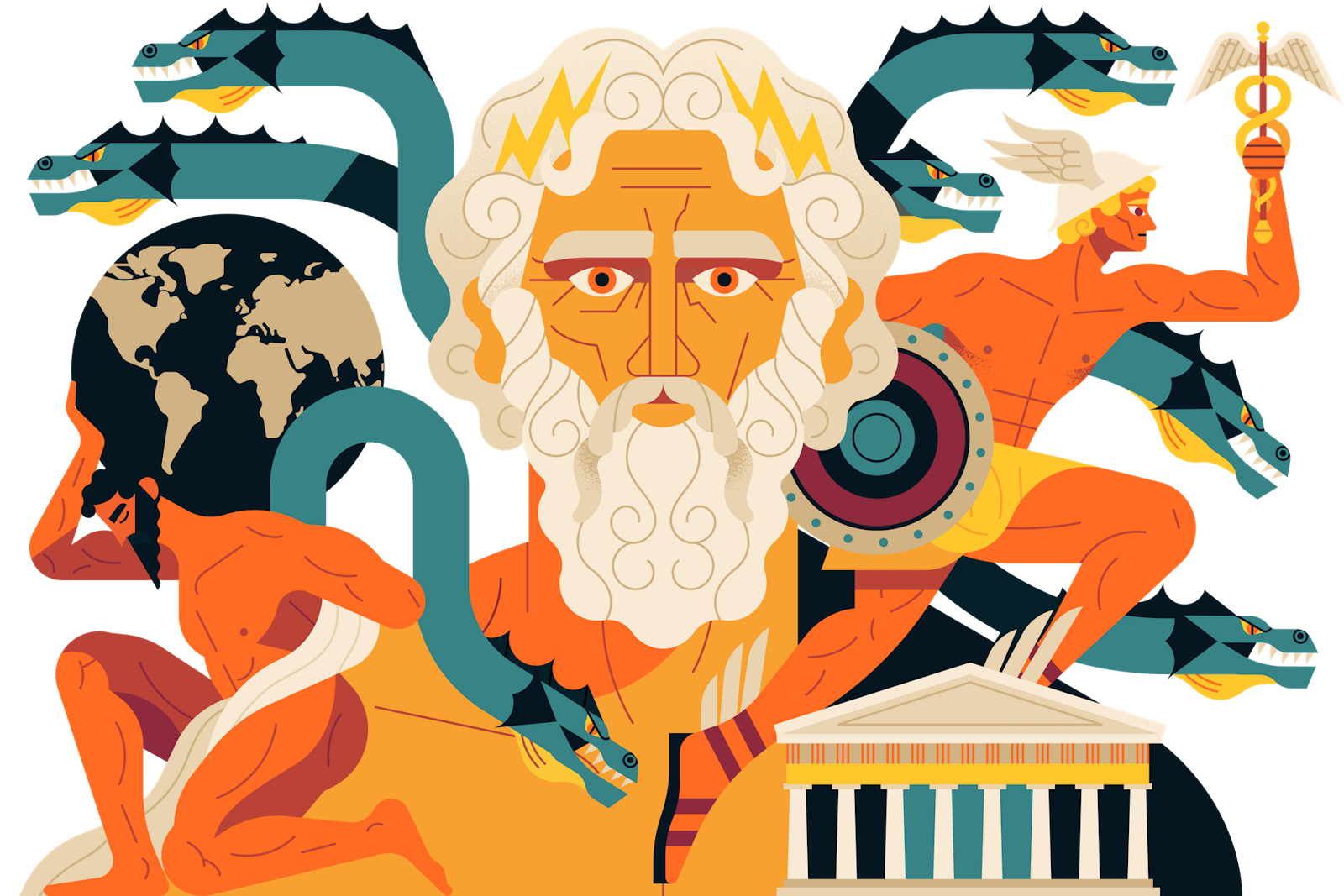 Greek Mythology Illustration