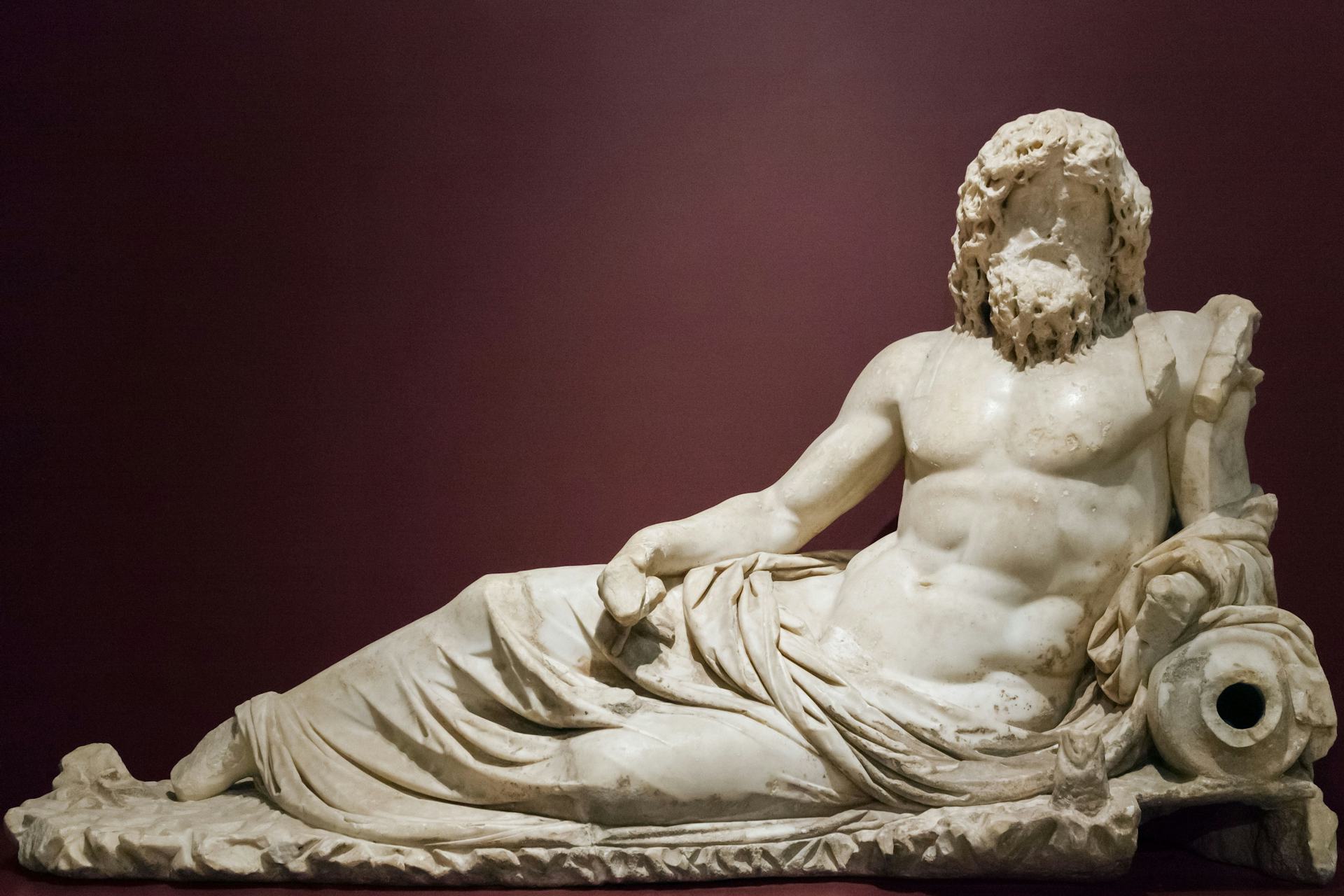 Statue of Oceanus reclining, from Ephesus (ca. 2nd century CE)
