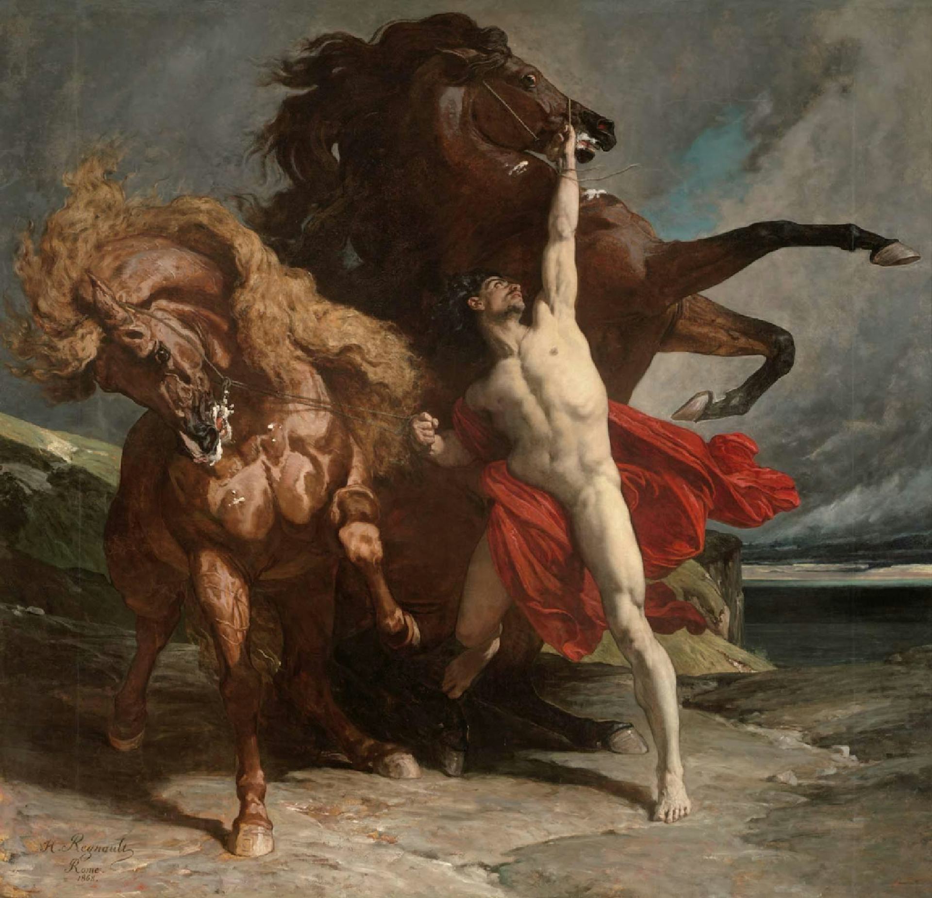 Automedon with the Horses of Achilles by Henri Regnault