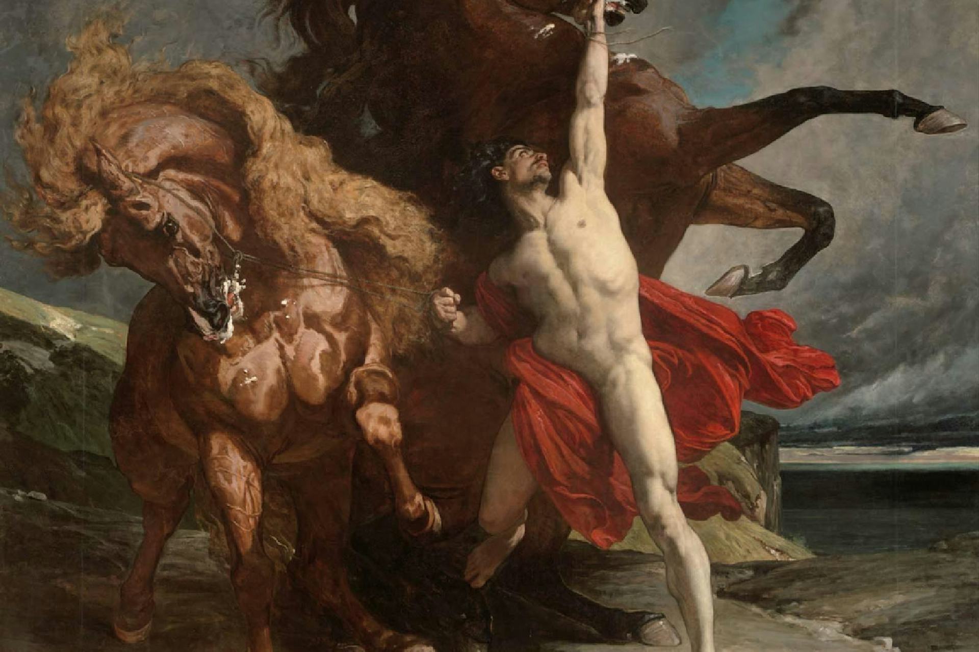 Automedon with the Horses of Achilles by Henri Regnault