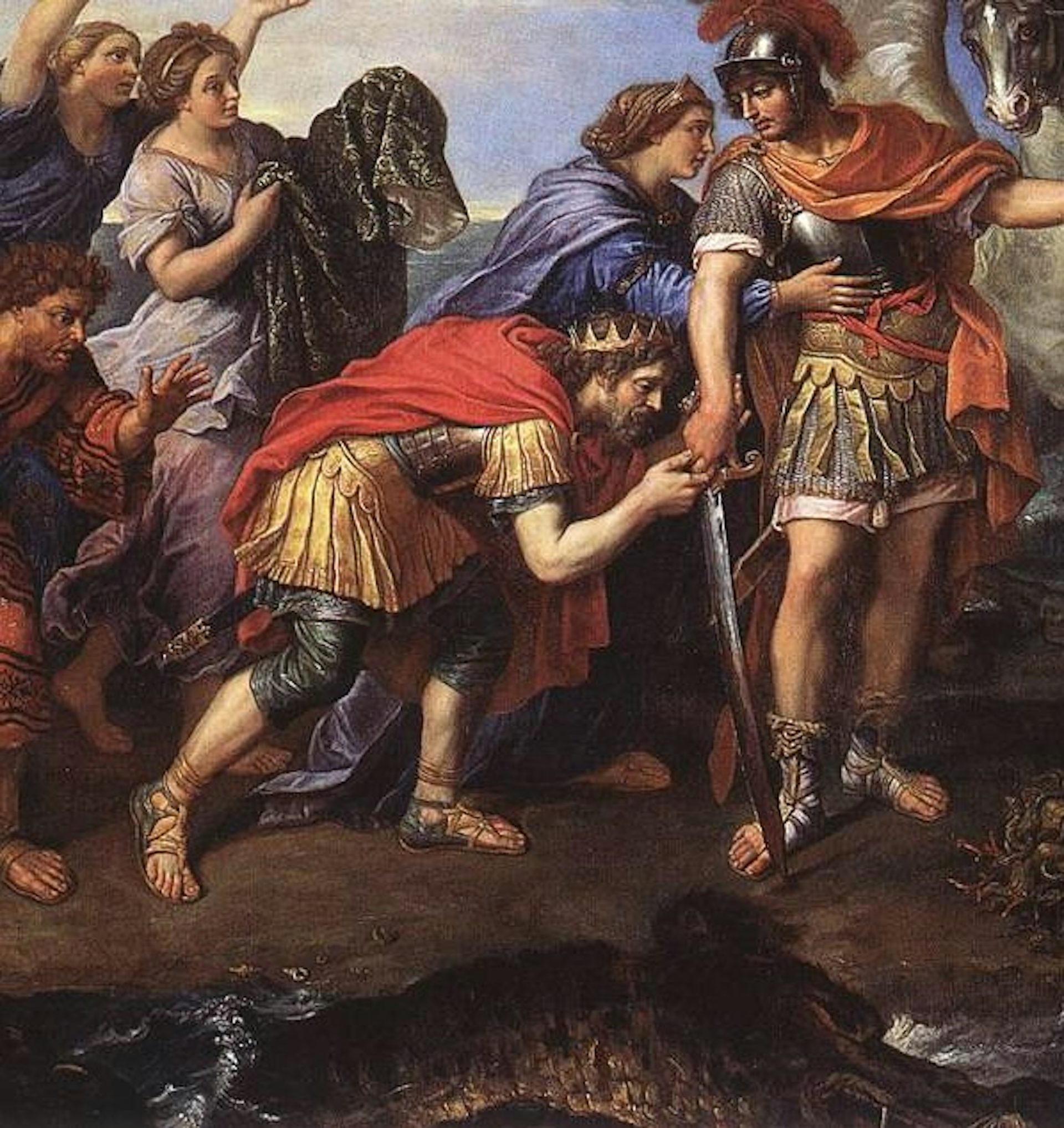 Detail from Perseus and Andromeda by Pierre Mignard I