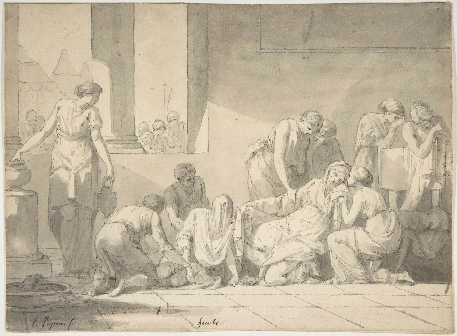The Despair of Hecuba by Pierre Peyron