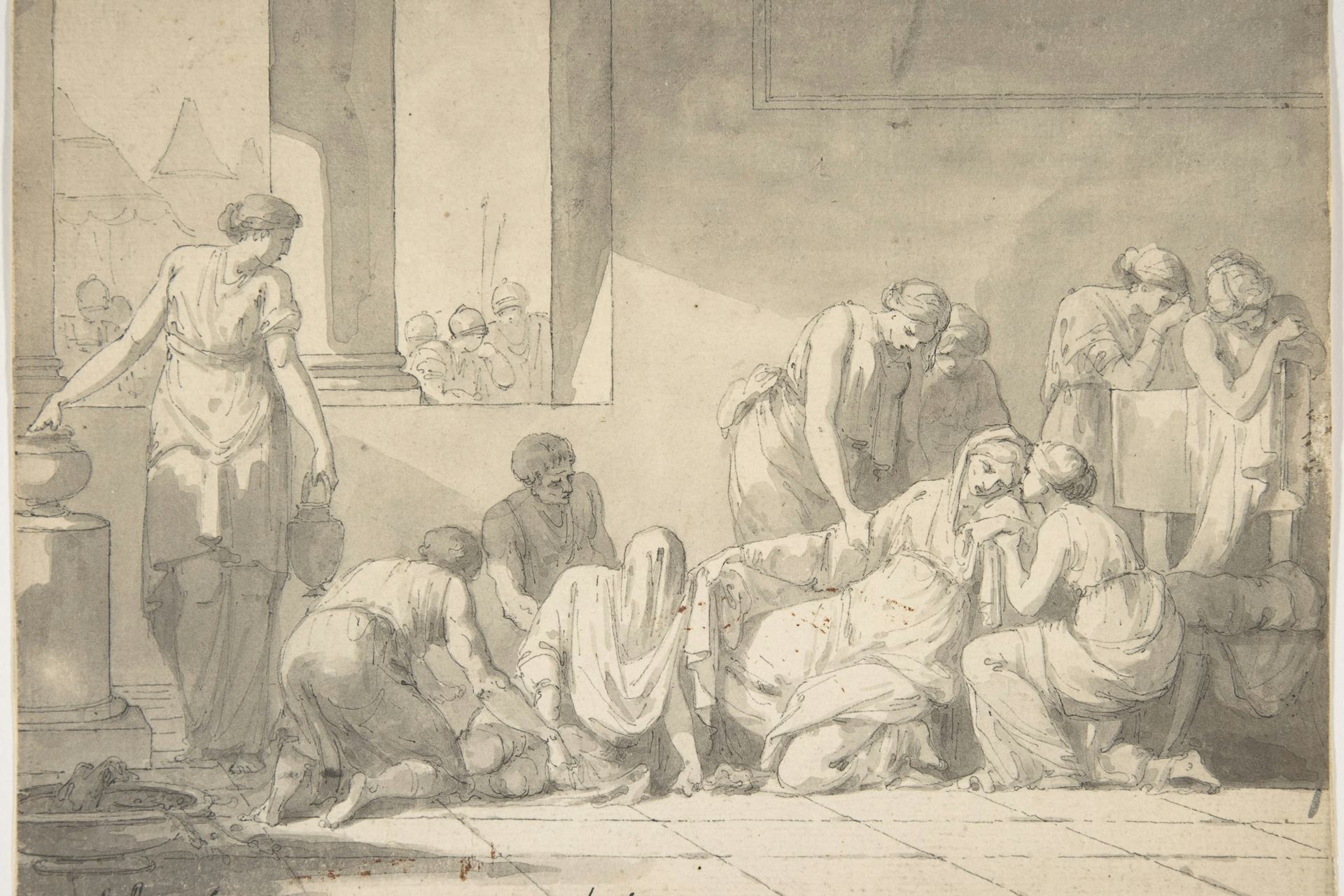 The Despair of Hecuba by Pierre Peyron