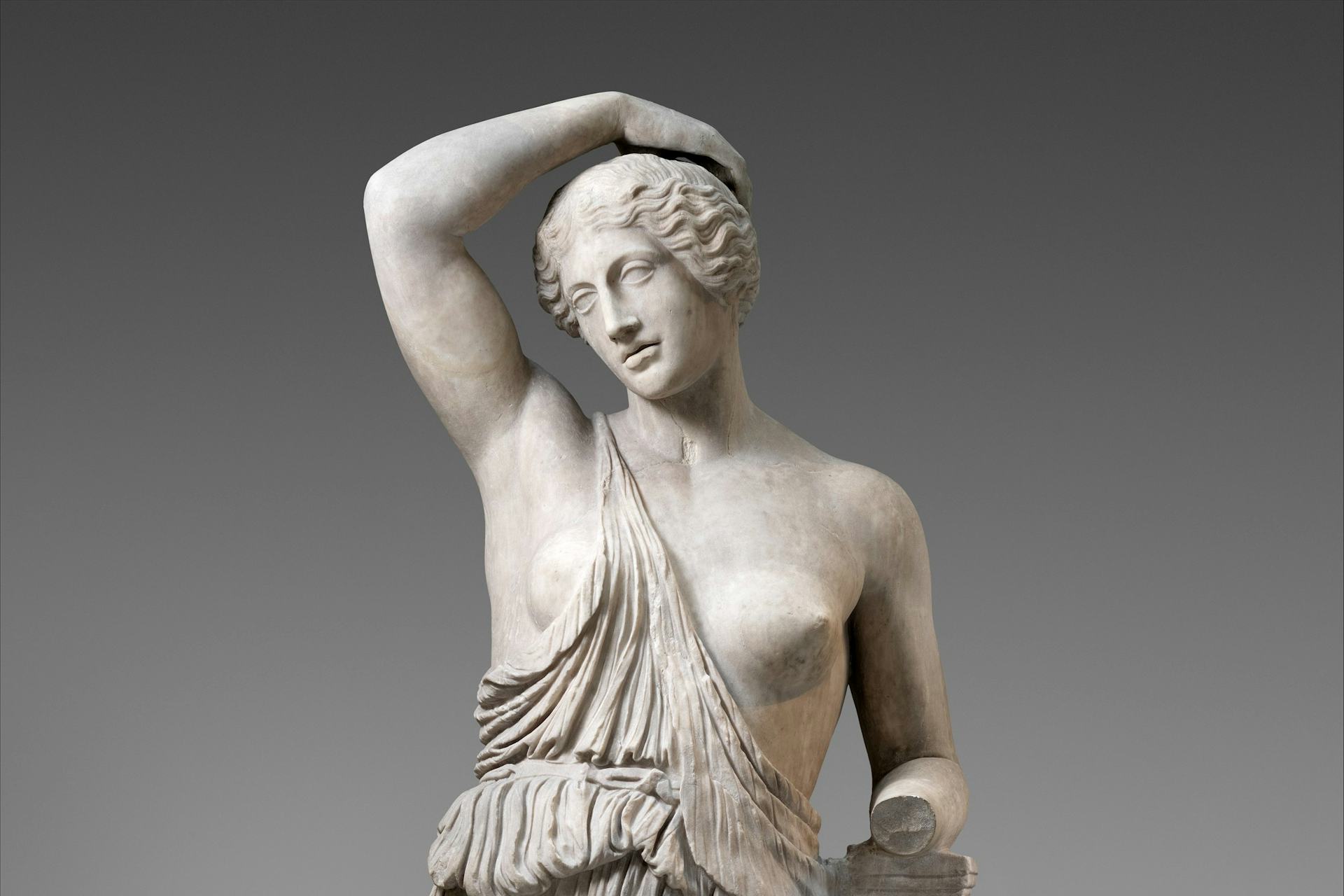 Roman statue of a wounded Amazon