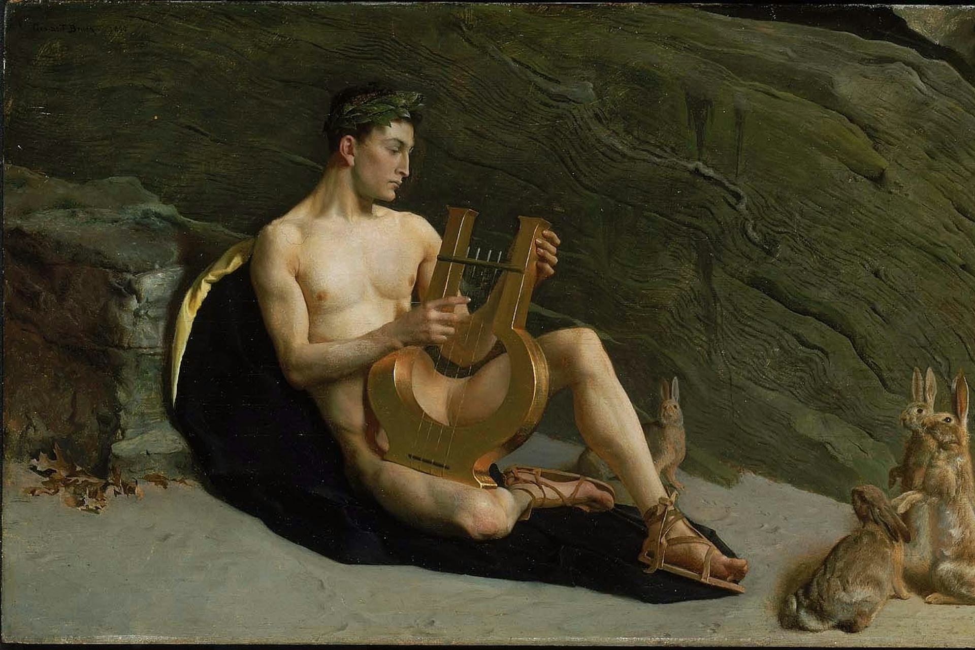 Orpheus by George de Forest Brush (1890)