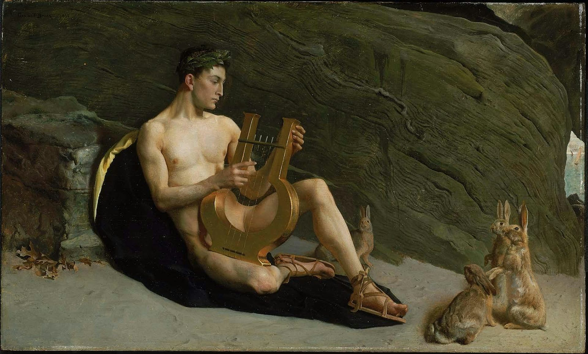 Orpheus by George de Forest Brush (1890)