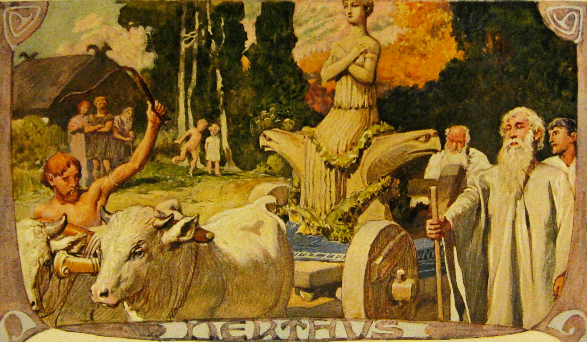 Nerthus illustration by Emil Doepler (ca. 1905)