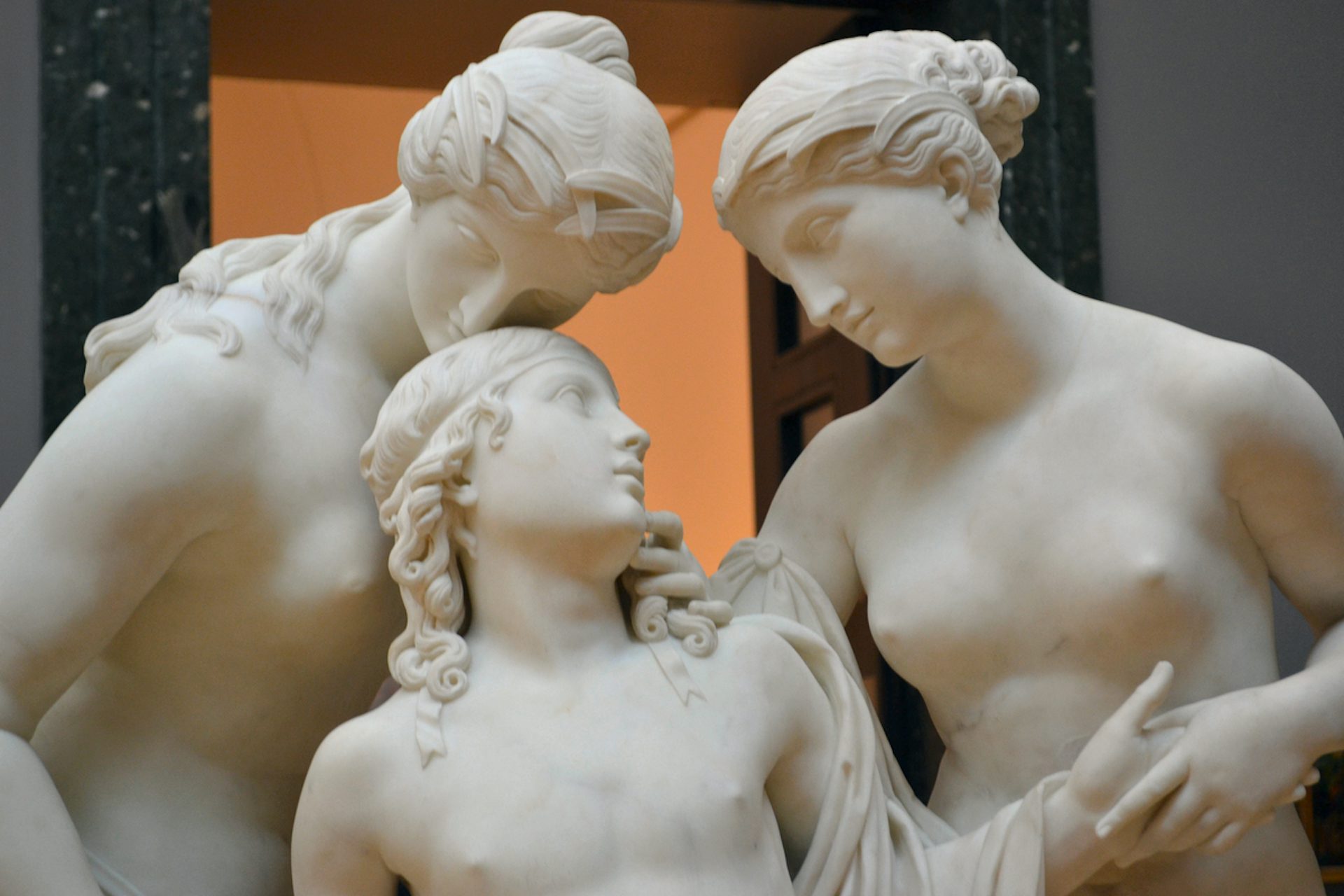 Hylas Surprised by the Naiades by John Gibson