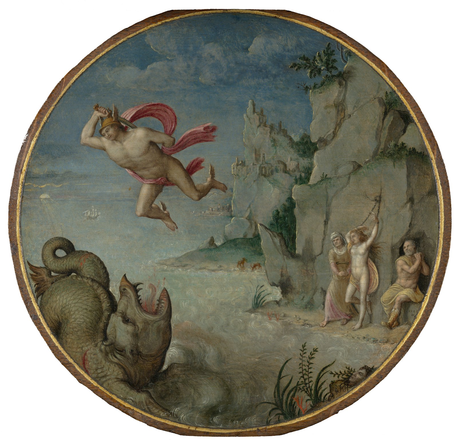 Perseus and Andromeda by Jan Keynooghe, 1561