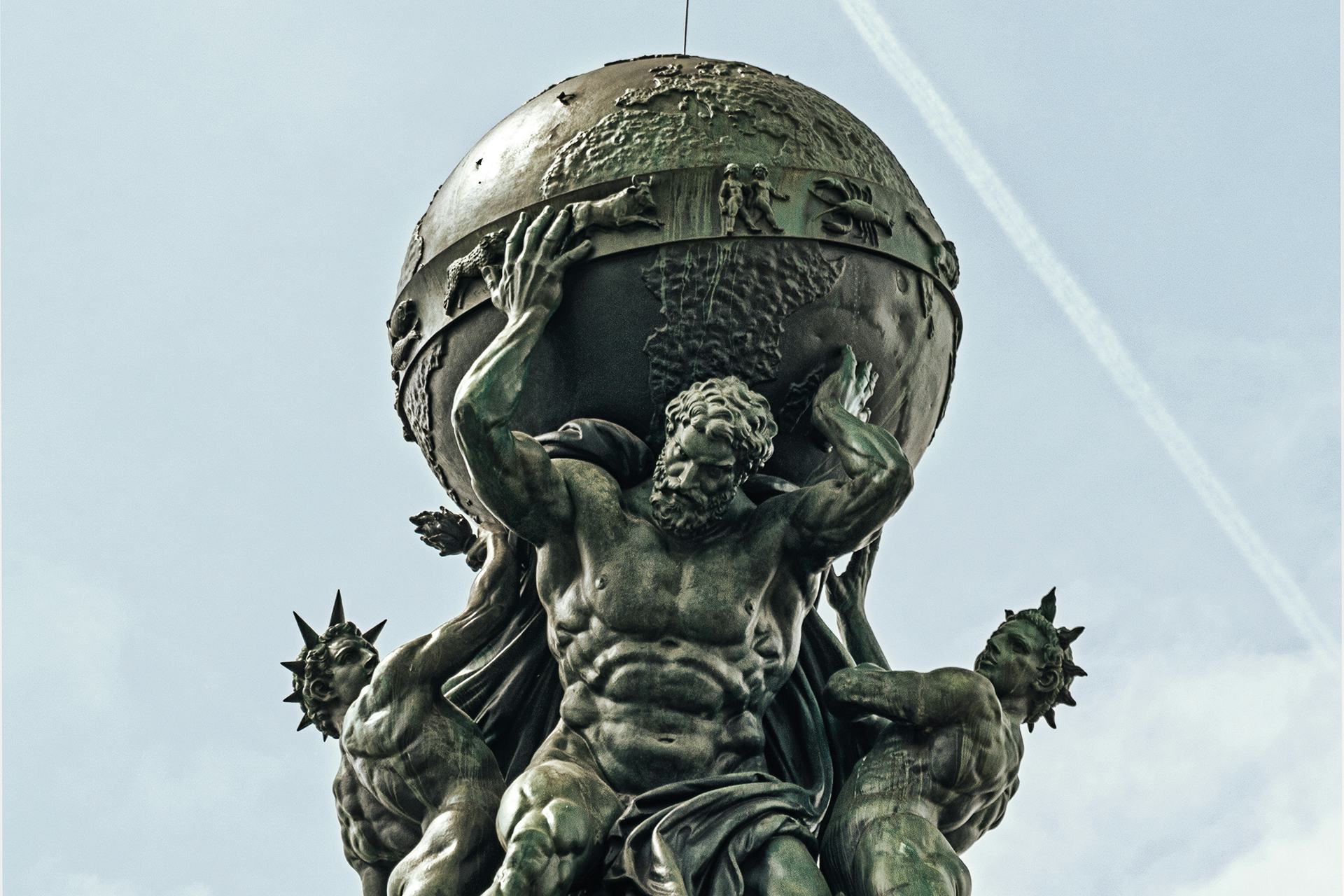 Atlas Divinity Atlas Holding The World