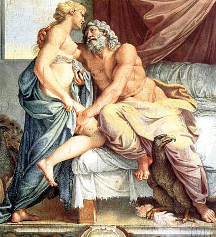 Jupiter and Juno by Annibale Carracci