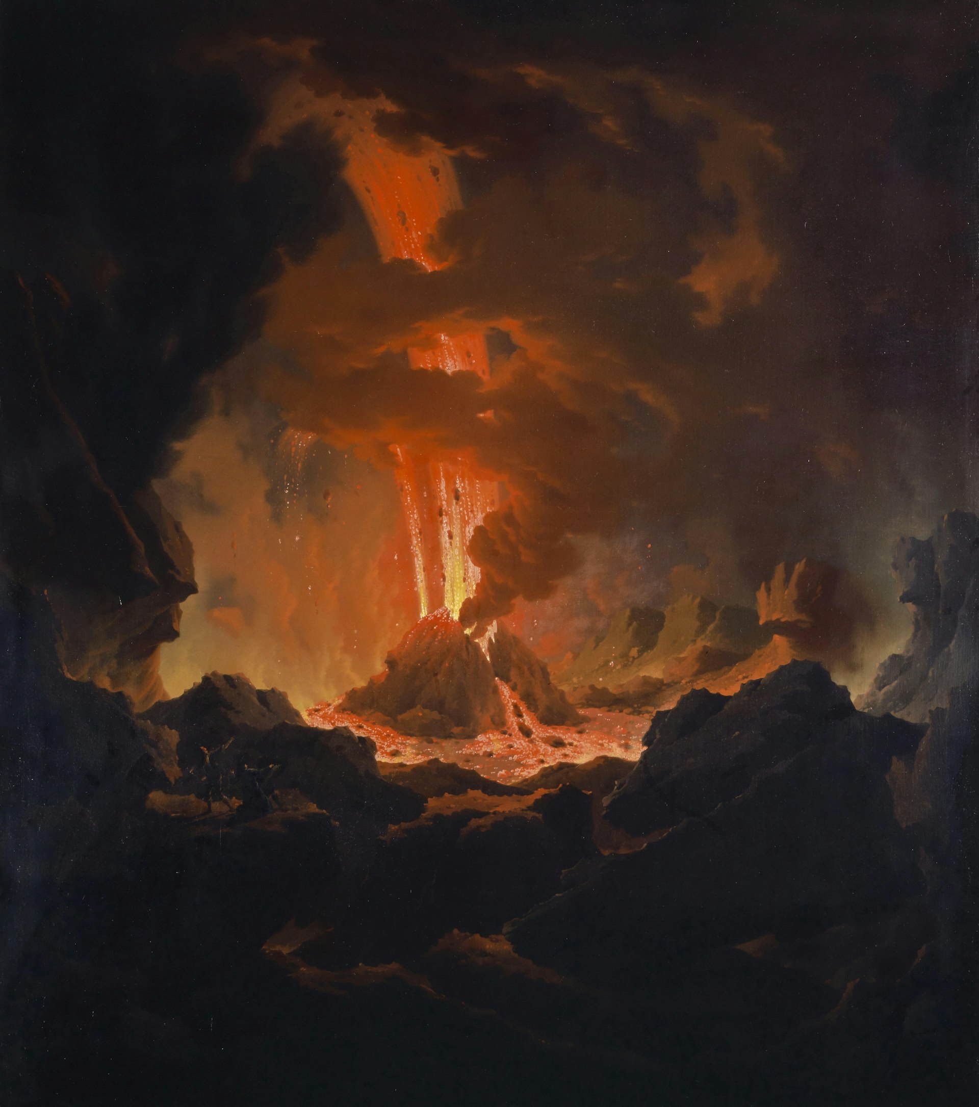 Vesuvius Eruption by Michael Wutky (1796)