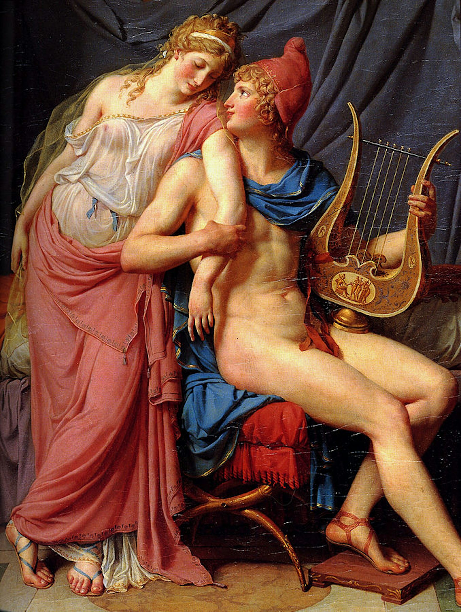 Helen and Paris by Jacques-Louis David (1788).