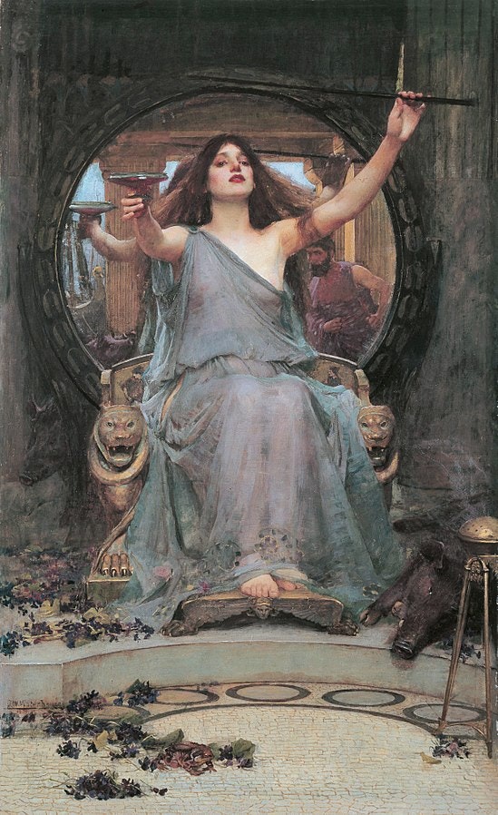 Waterhouse-Circe Offering the Cup to Odysseus