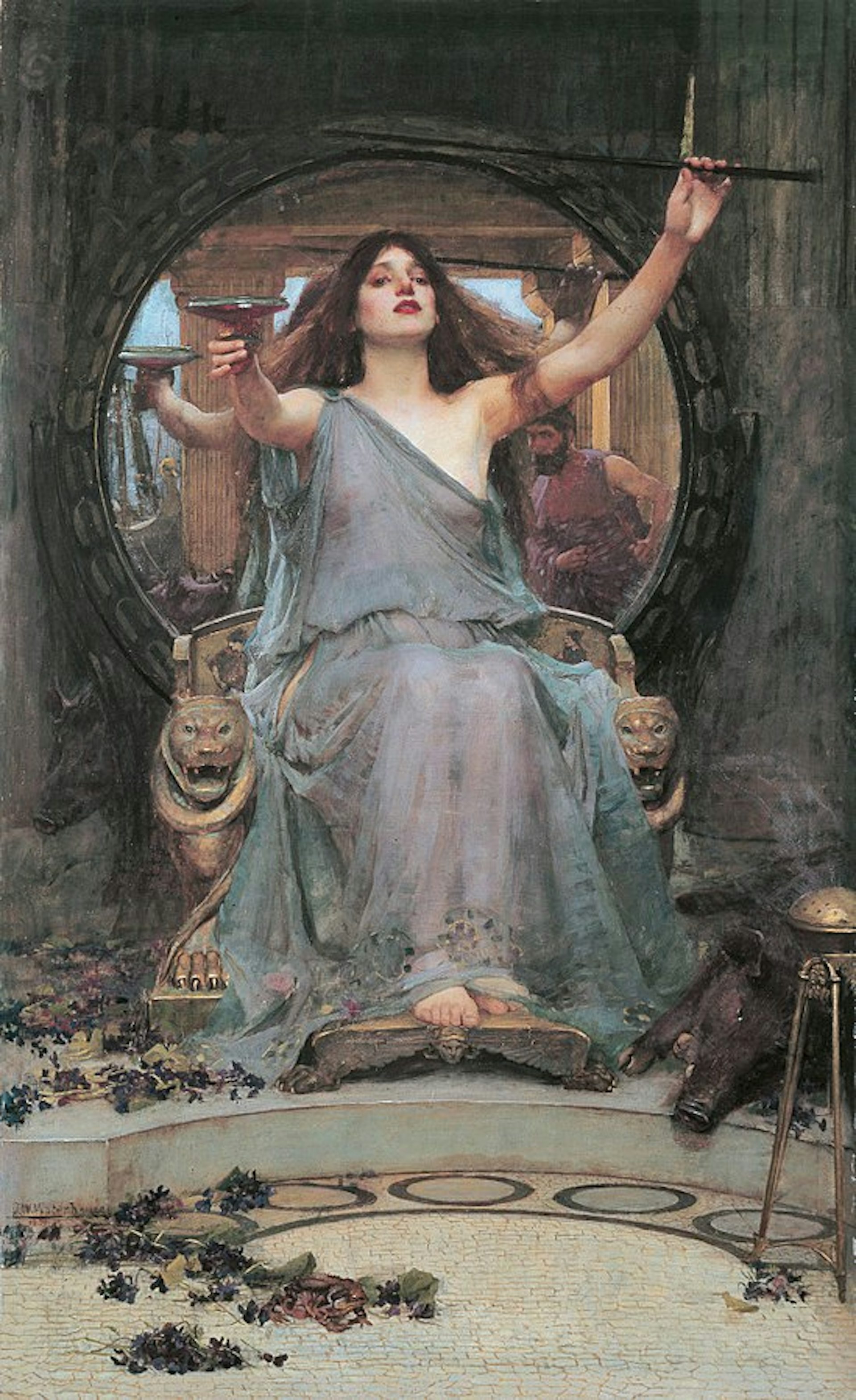 Waterhouse-Circe Offering the Cup to Odysseus