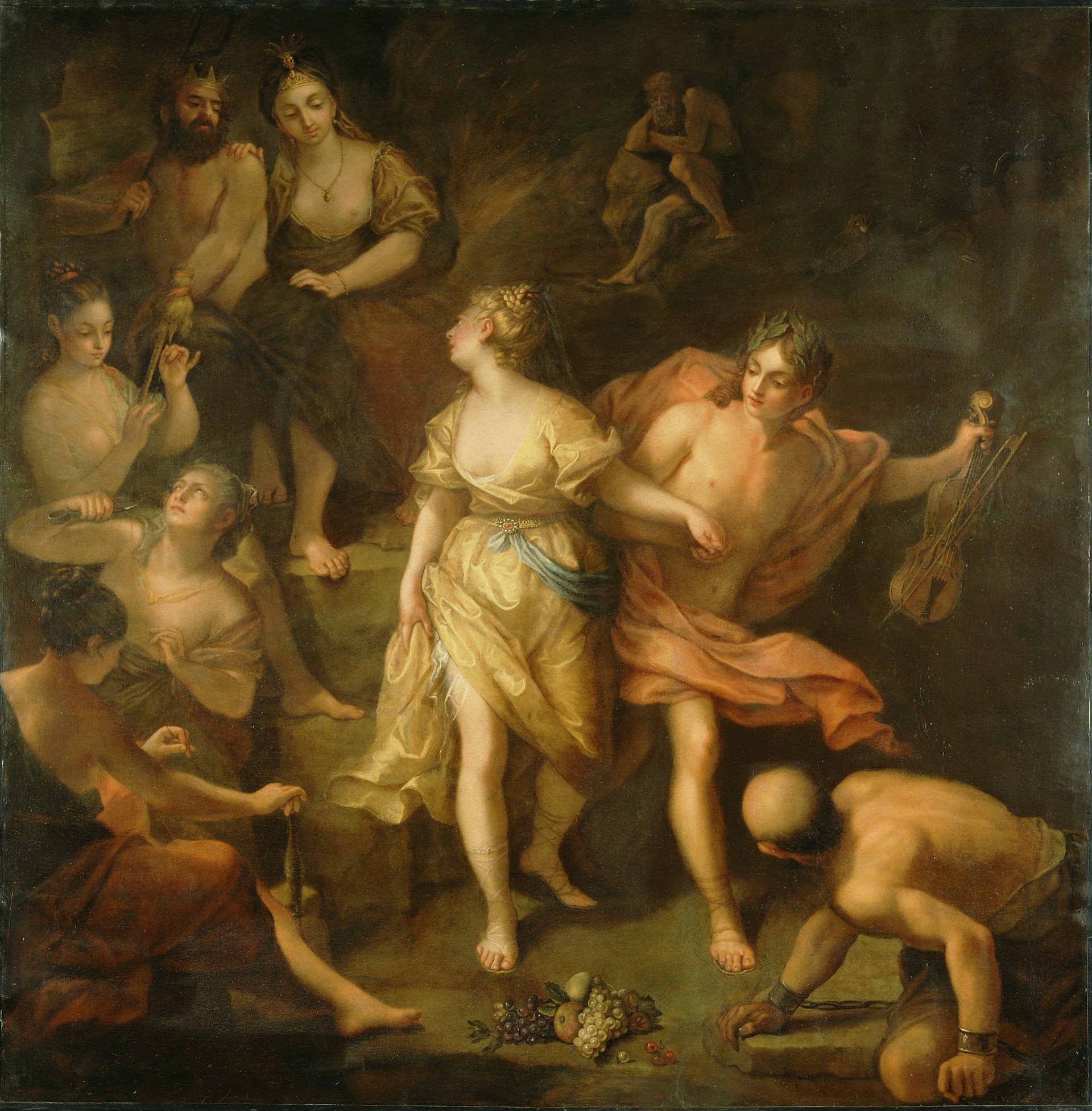 Orpheus and Eurydice Jean Raoux 1709 Getty Museum