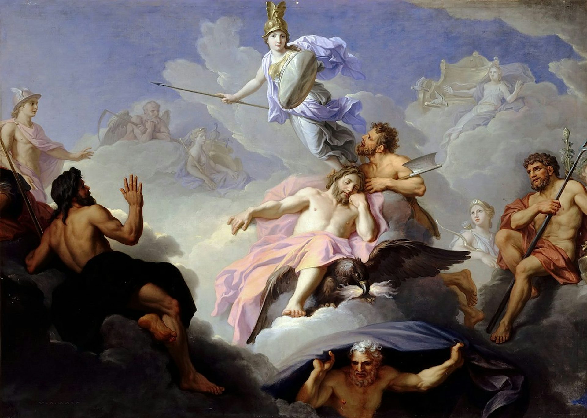Minerva Born from the Head of Jupiter by René-Antoine Houasse