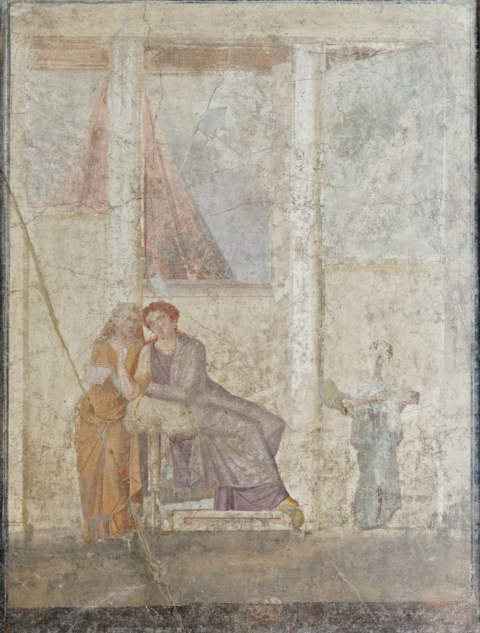 Fresco of Phaedra and her nurse