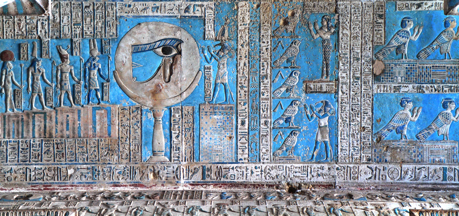 ceiling at the Temple of Hathor in the Dendera Temple
