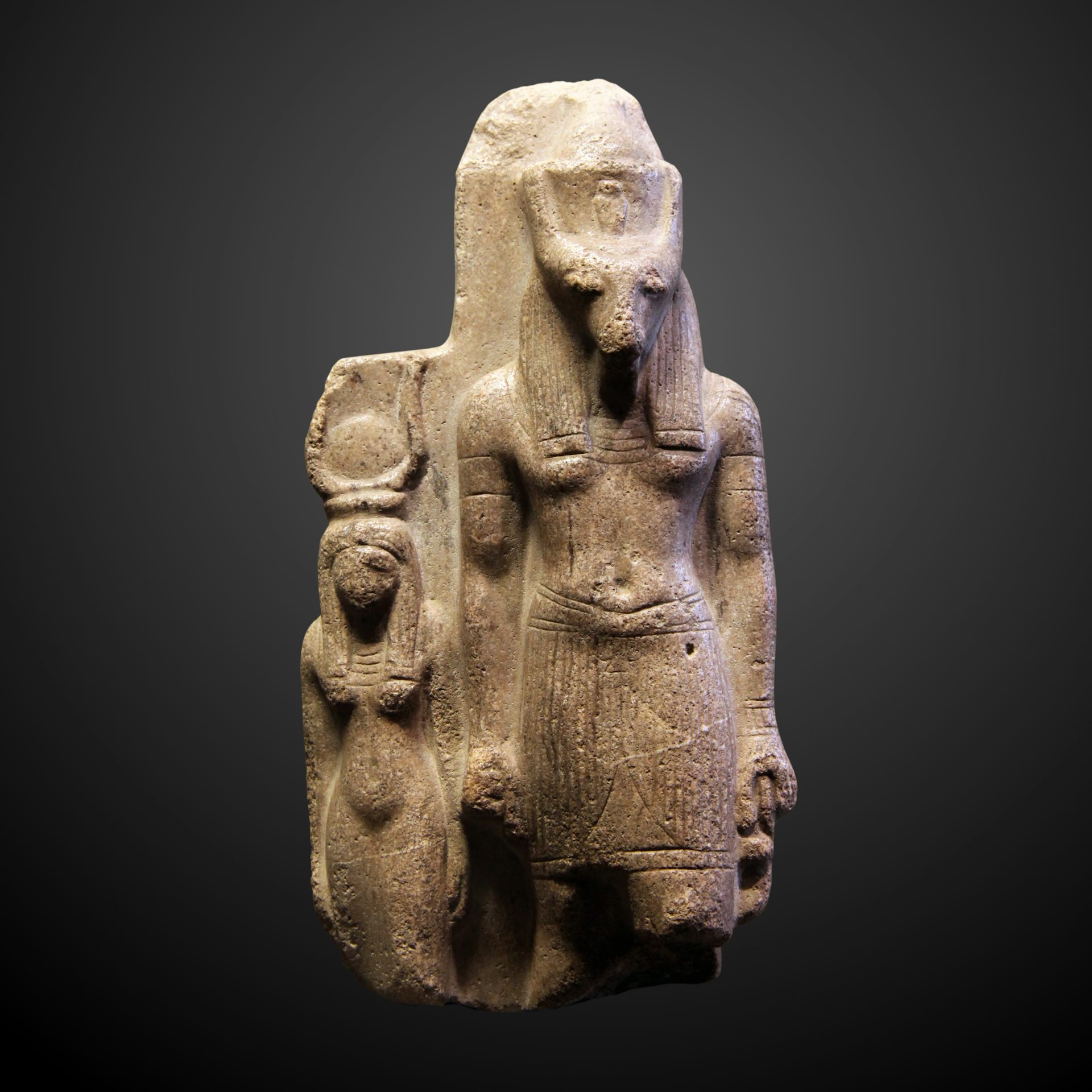 stone figurine of Set and Nephthys